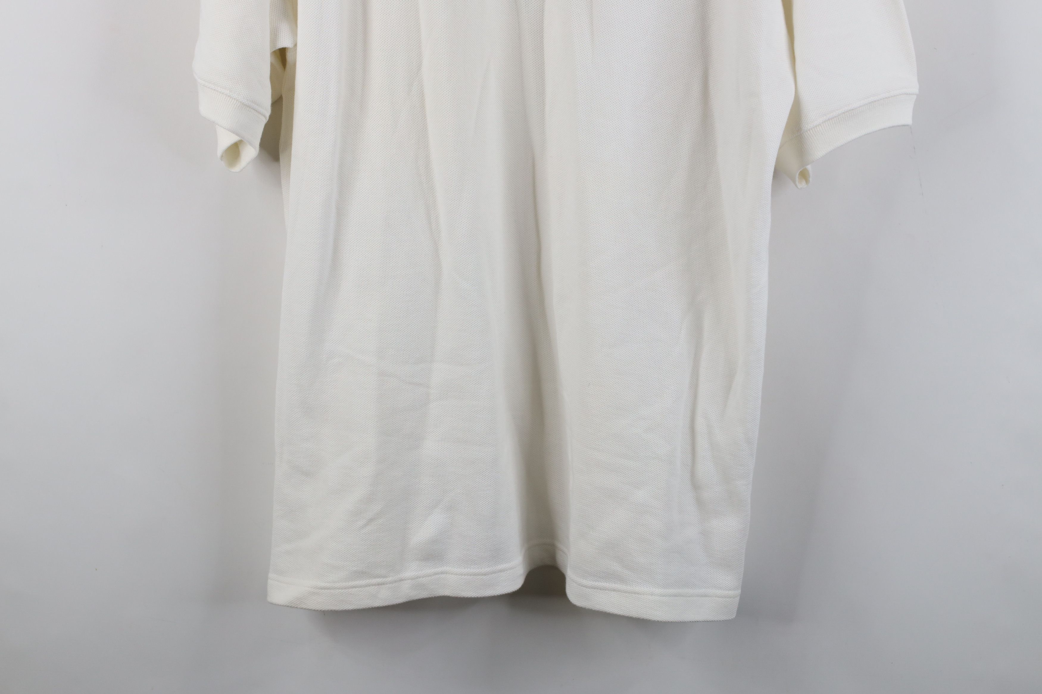 Vintage Deadstock Vintage 90s Storm Hockey Golf Polo Shirt White Size US L / EU 52-54 / 3 - 3 Thumbnail