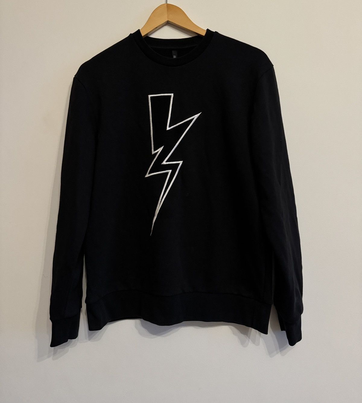 image of Neil Barrett Sweatshirt in Black, Men's (Size Small)