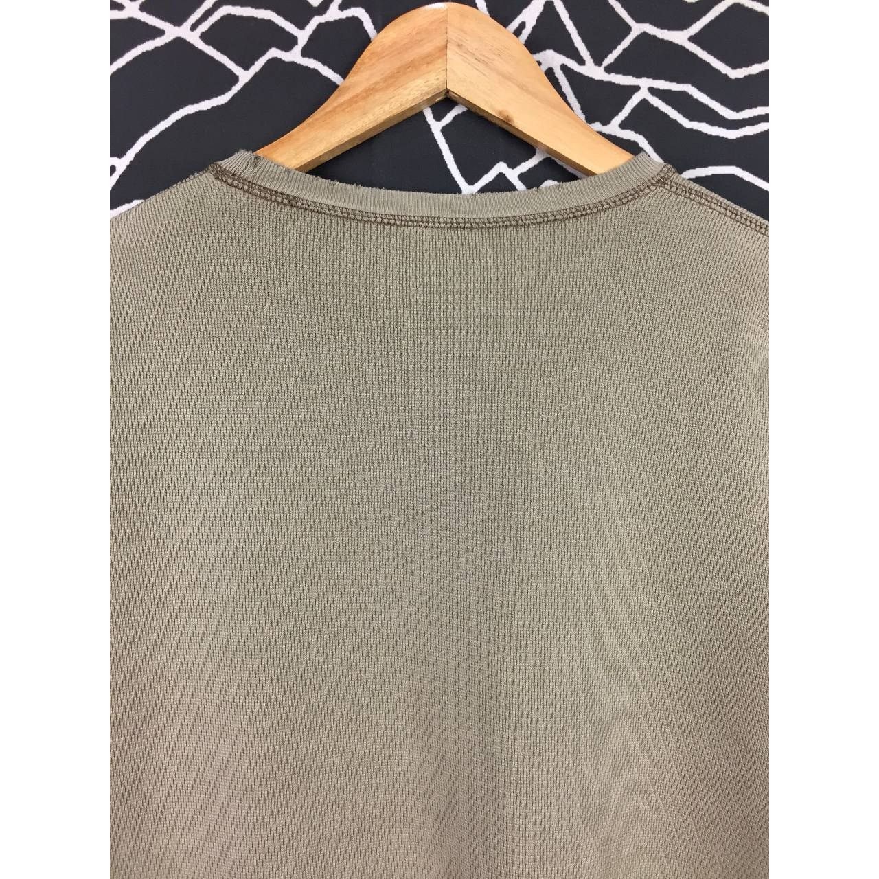 Avirex × Vintage Vtg Avirex U.S Army Fort Riley Waffle Knit Longsleeve Tee Size US M / EU 48-50 / 2 - 12 Thumbnail
