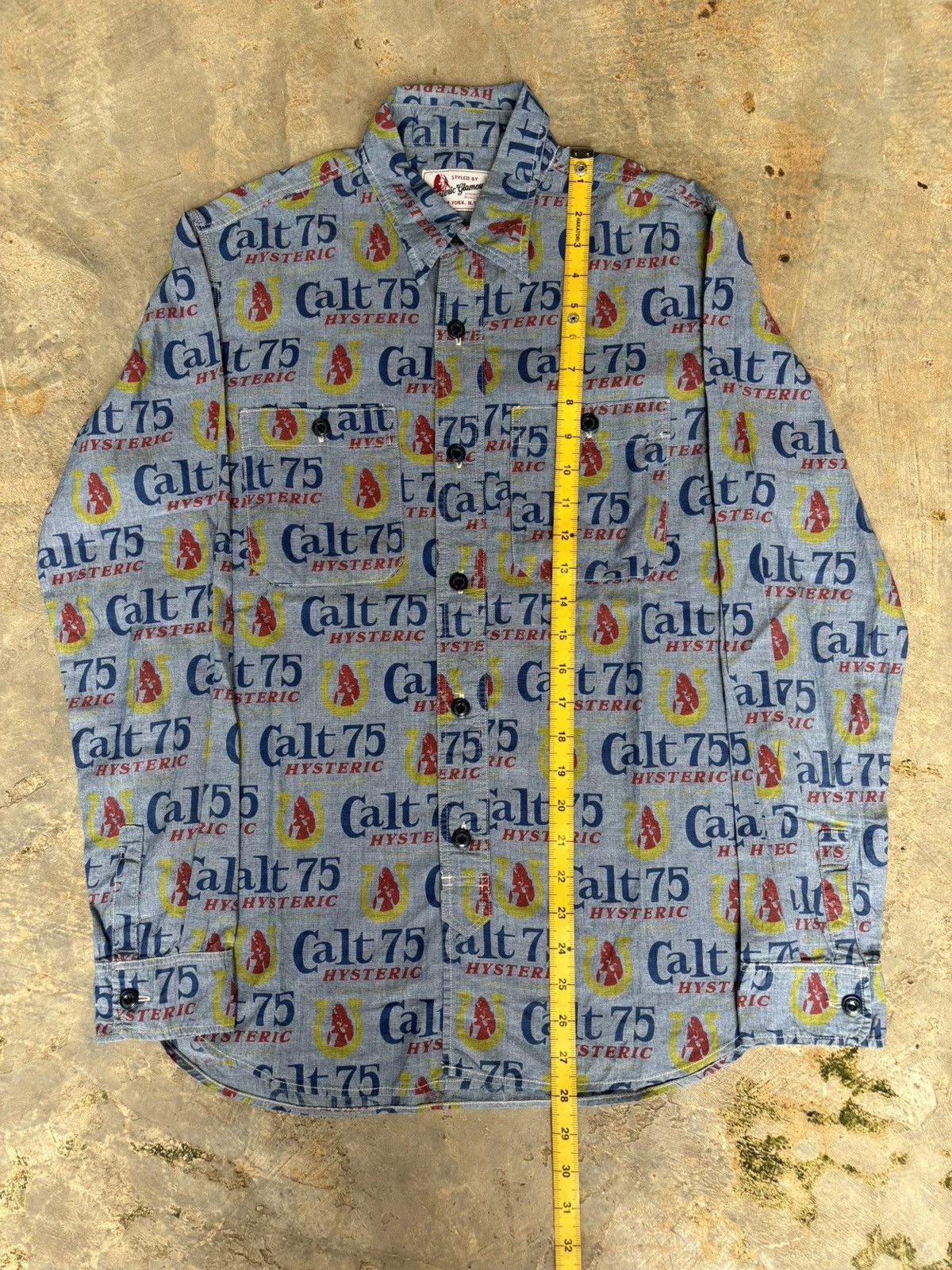 Hysteric Glamour Hysteric Glamour Full Print Shirt Size US M / EU 48-50 / 2 - 9 Thumbnail
