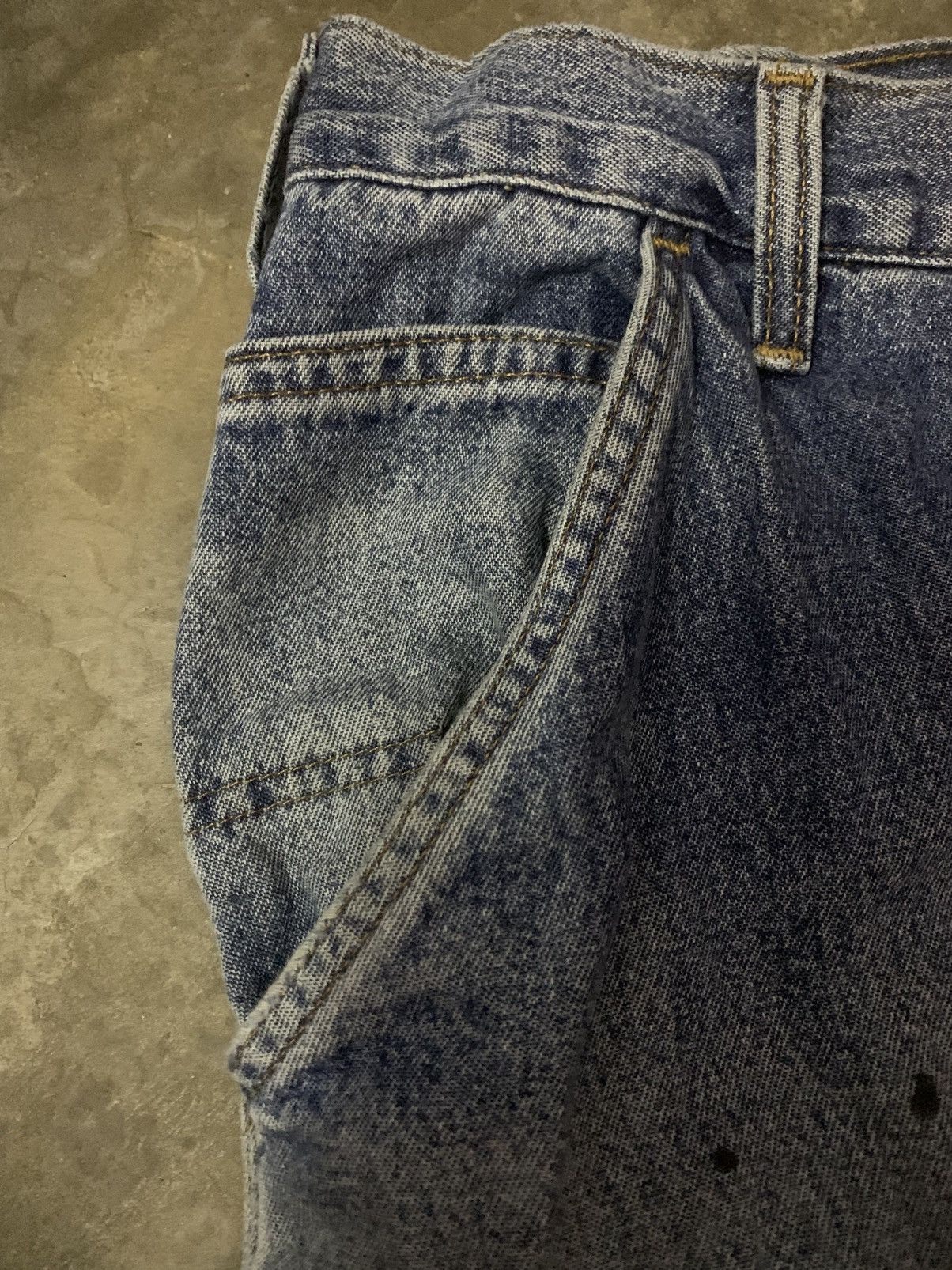 Carhartt Vintage Carhatt Double Knee Flare Denim Jeans Size US 34 / EU 50 - 6 Thumbnail