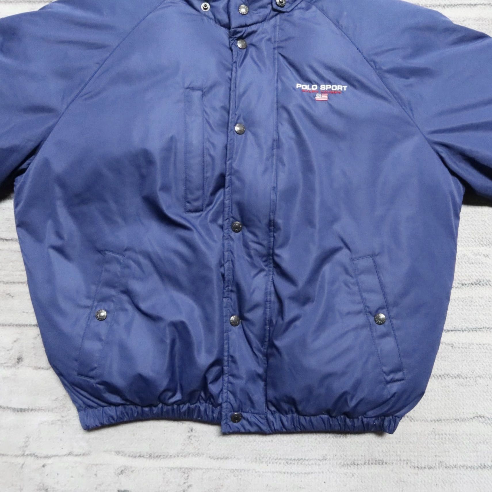 Polo Ralph Lauren VINTAGE Polo Sport Ralph Lauren Puffer Jacket M Blue Mens Jacket 1992 Polo Sport Ralph Lauren Vintage 1992 Size US M / EU 48-50 / 2 - 3 Thumbnail