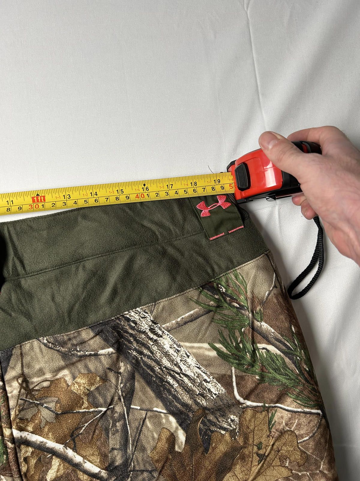 Under Armour Rare Under Armour Fleece Lined Real Tree Camo Cargo Trousers Size US 39 - 12 Thumbnail