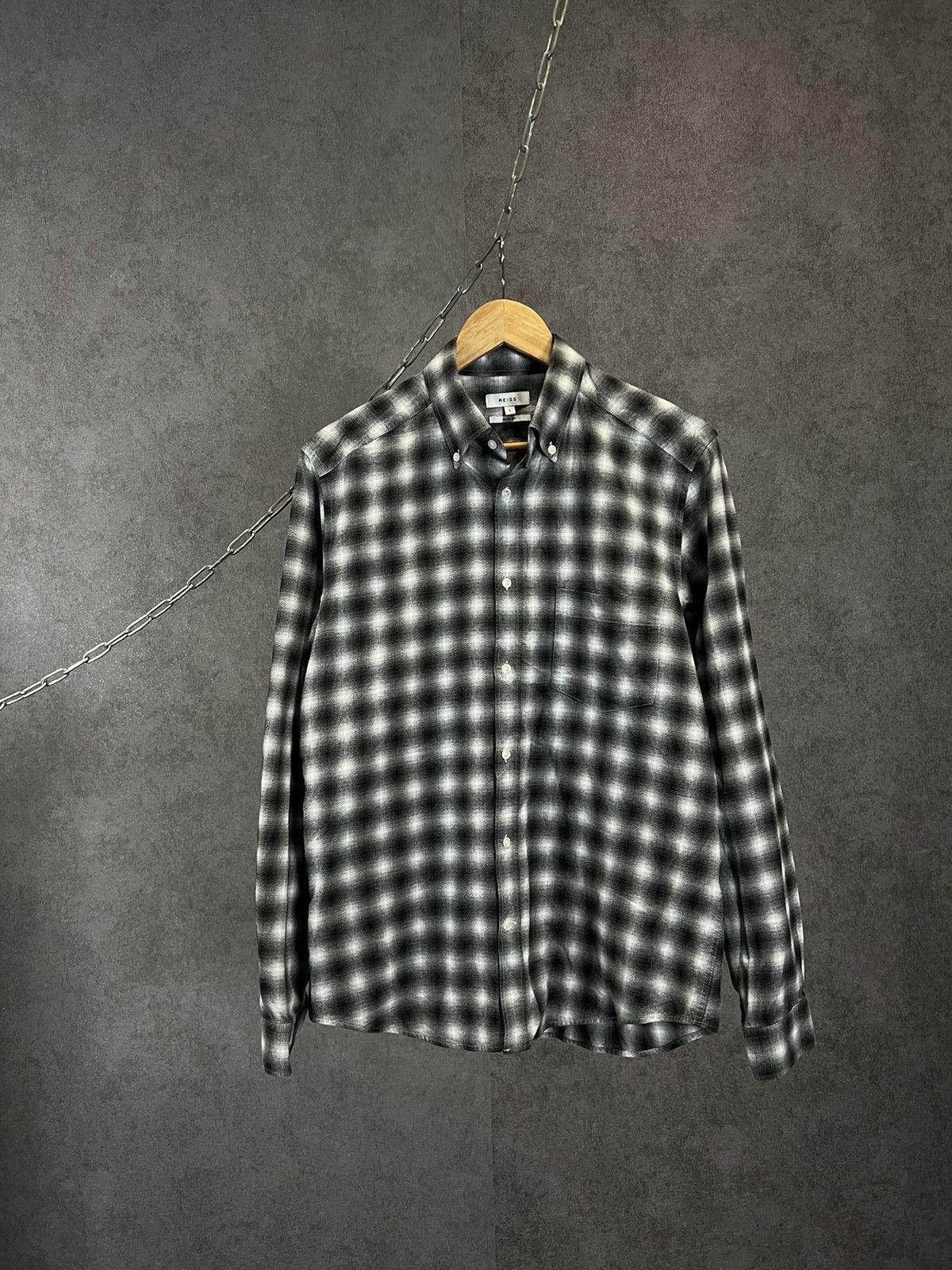 Reiss Reiss designer flannel shirt Size US L / EU 52-54 / 3 - 1 Thumbnail