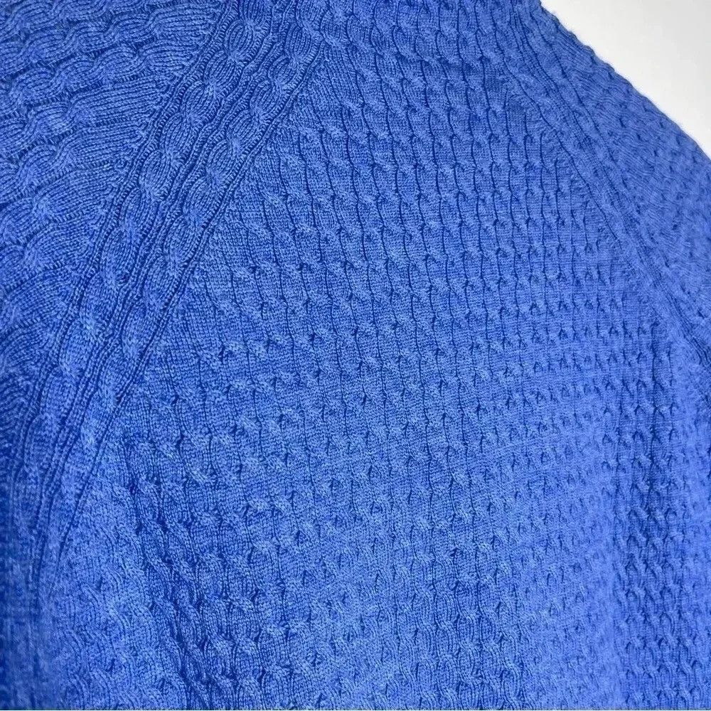 Burberry Burberry Wool Mock Neck Cable Sweater Size Large Size L / US 10 / IT 46 - 3 Thumbnail