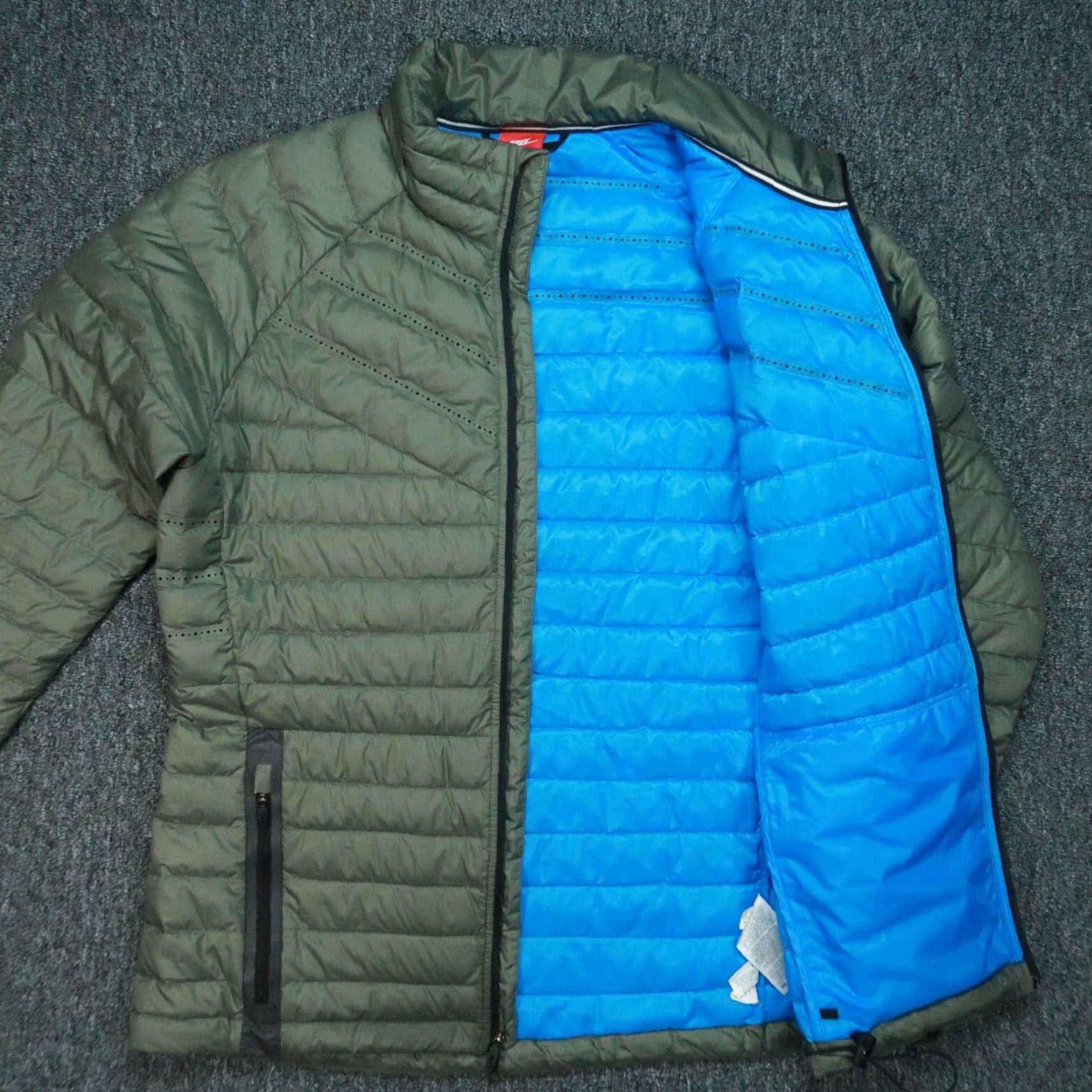 Nike Nike AeroLoft Jacket Men Medium Green 800 Down Insulated Full Zip Pockets Summit Size US M / EU 48-50 / 2 - 3 Thumbnail