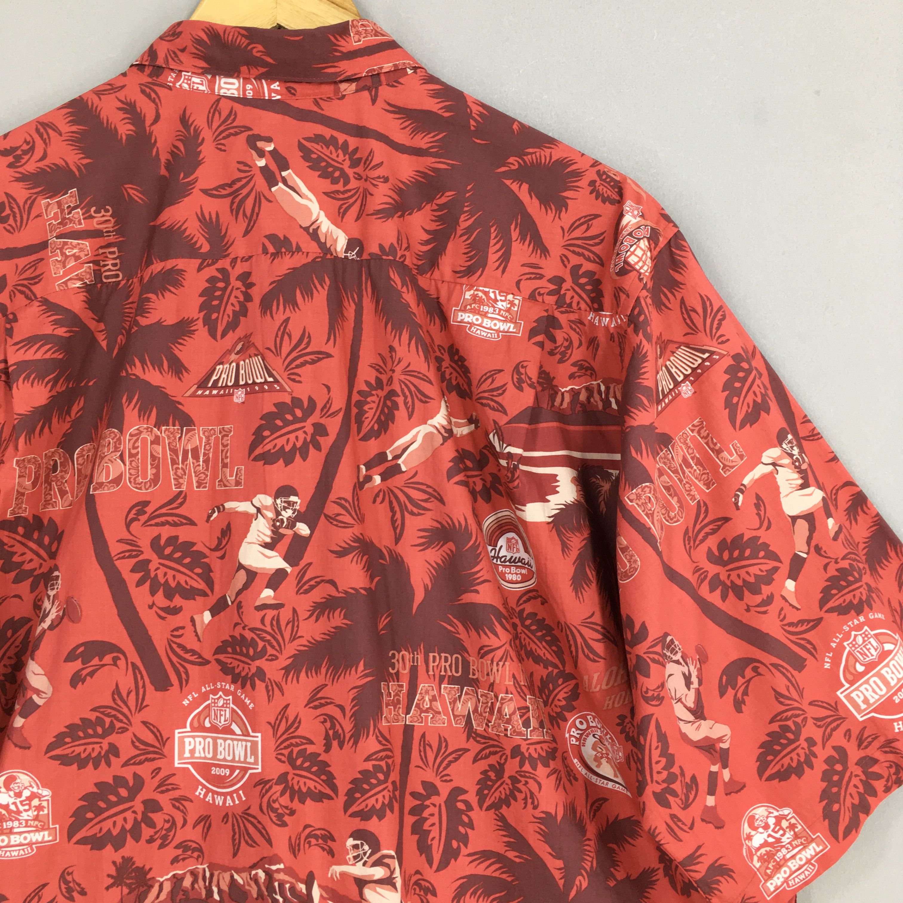 NFL × Reyn Spooner Vintage Reyn Spooner NFL Pro Bowl Hawaii Aloha Shirt Large Size US L / EU 52-54 / 3 - 8 Thumbnail