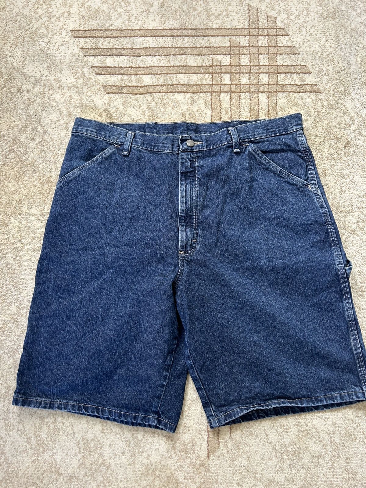 Vintage × Wrangler Vintage Wrangler Carpenter Denim Shorts Size US 36 / EU 52 - 5 Thumbnail