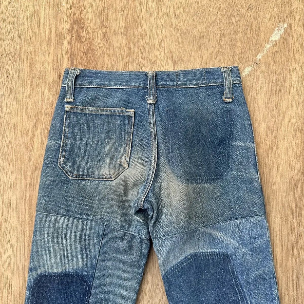 Hysteric Glamour FLARE/BOOTCUT‼️VTG BOBSON JEANS PATCHWORK VERY RARE WIDE LEG Size US 26 / EU 42 - 11 Thumbnail