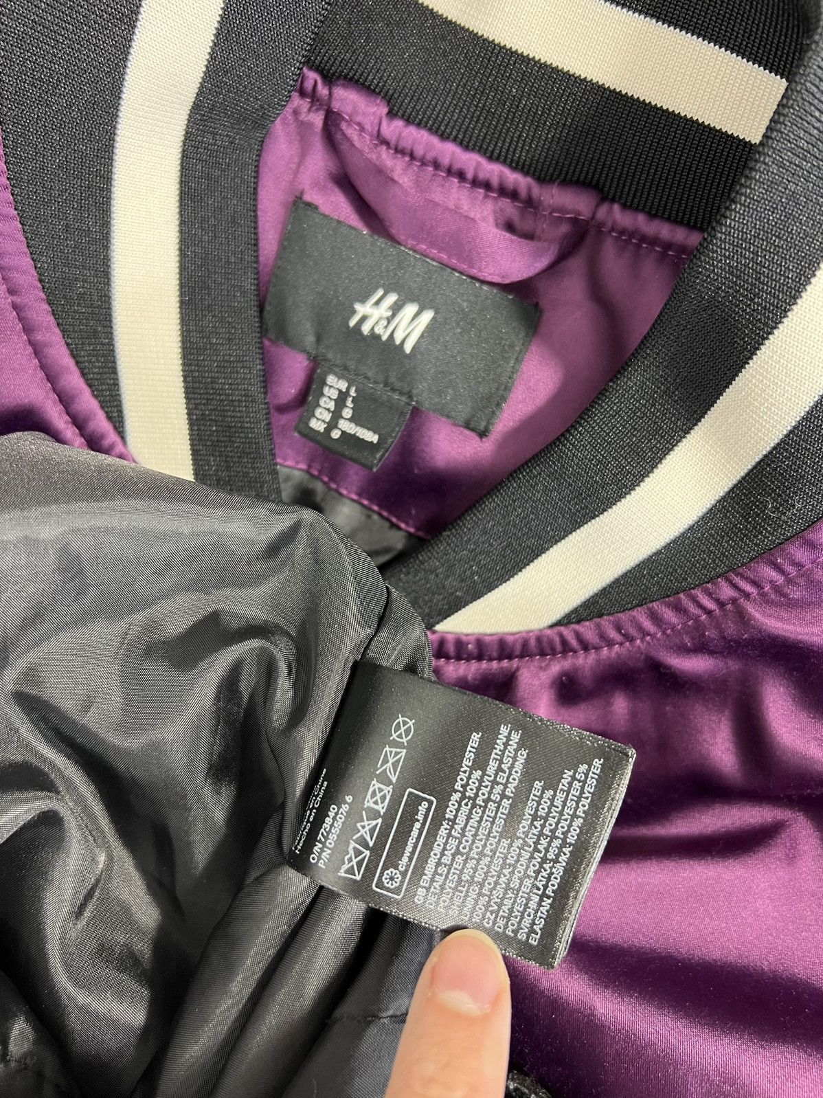 The Weeknd Bomber Jacket The Weekend XO x H&M Leather Sleeves Size US L / EU 52-54 / 3 - 4 Thumbnail