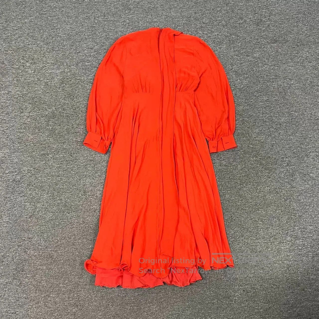 Valentino Valentino Red Ribbon Silk Dress. Size S / US 4 / IT 40 - 6 Thumbnail