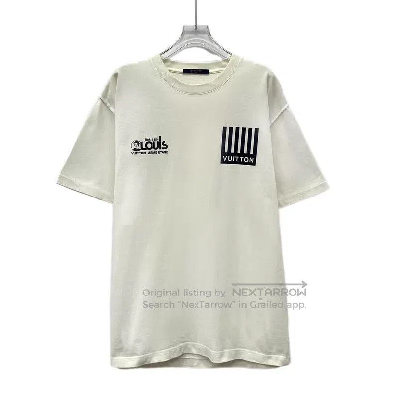Louis Vuitton Louis Vuitton Off-white piano monogrammed cotton crewneck Size US XXL / EU 58 / 5 - 1 Thumbnail