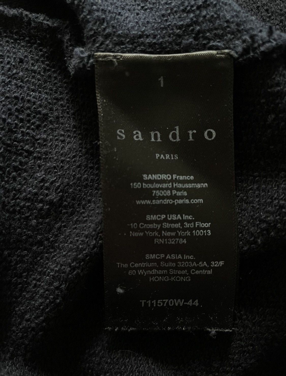 Sandro Sandro Paris Hoodie Medium Size US M / EU 48-50 / 2 - 5 Thumbnail