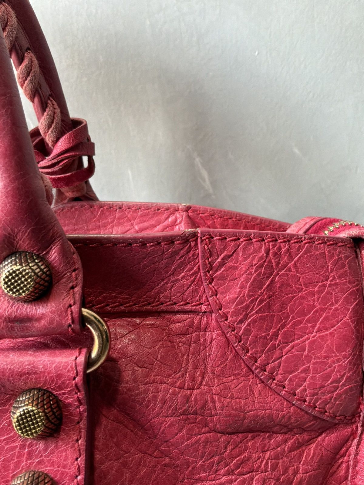 Balenciaga Balenciaga - Classic City Pink Lambskin Bag Size ONE SIZE - 18 Thumbnail