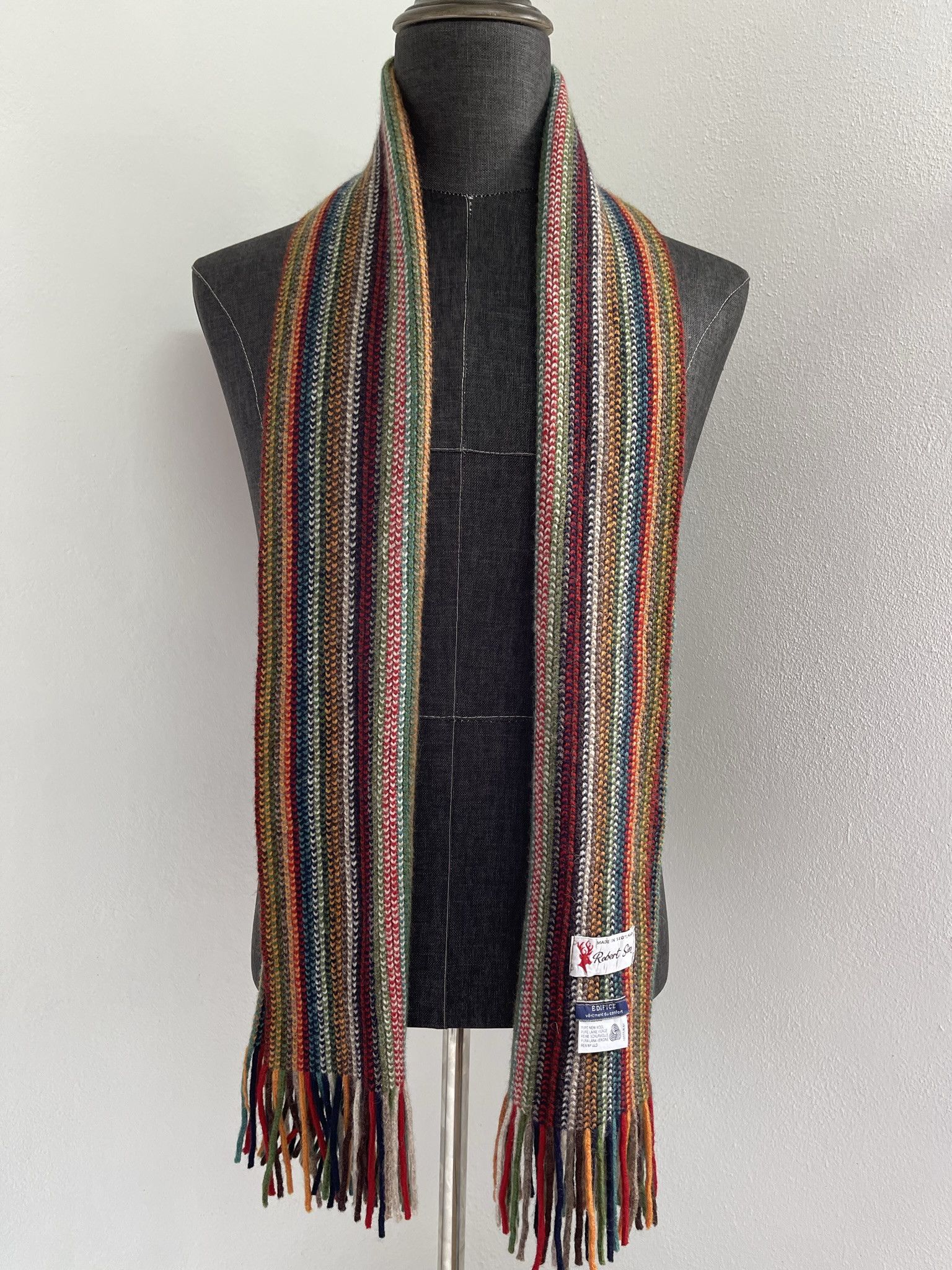 Vintage Vintage Robert Sim Edifice Scarf / Muffler - 6002 Size ONE SIZE - 5 Thumbnail