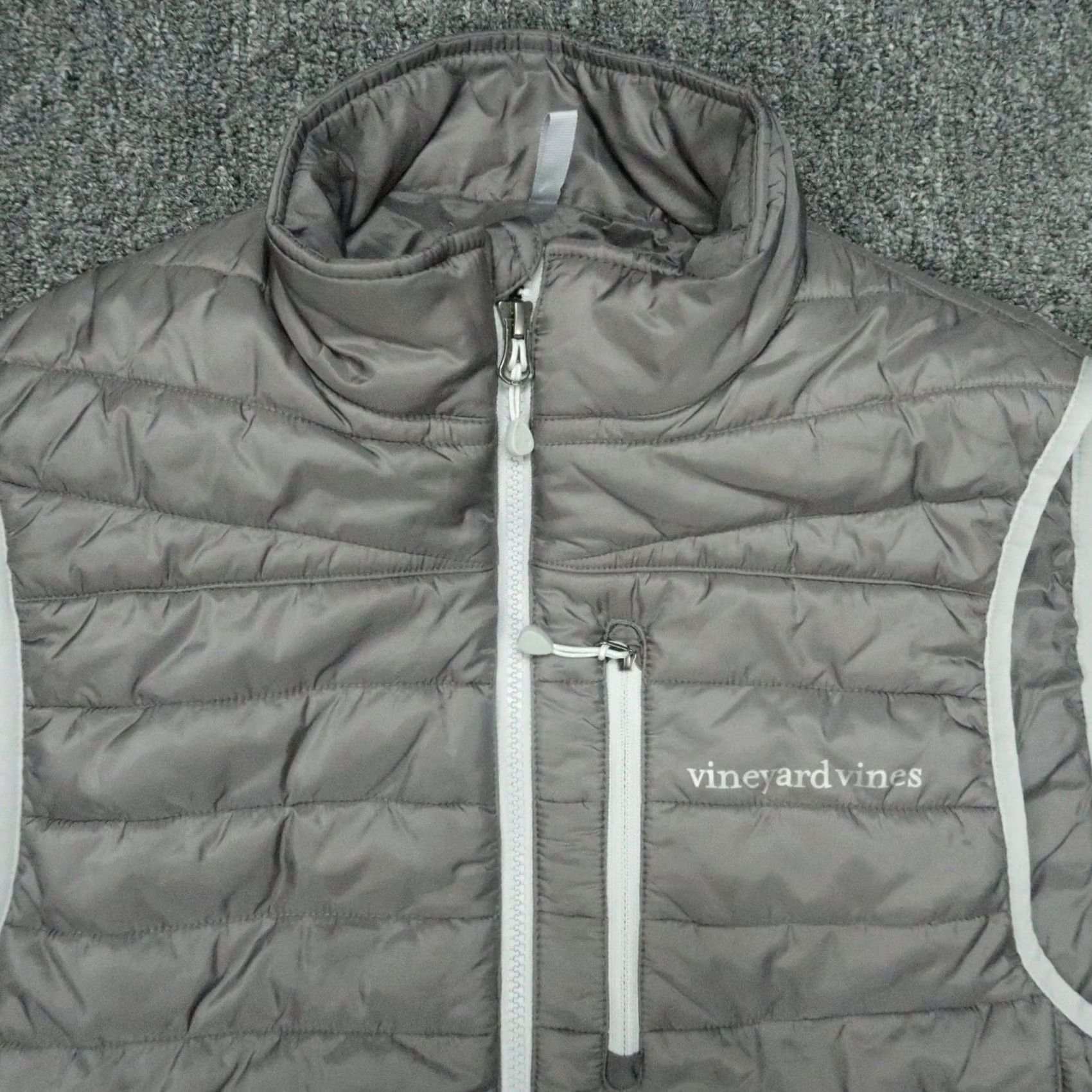 Vineyard Vines Vineyard Vines Vest Mens Small Gray Mountain Weekend Puffer Quilted Full Zip Size US S / EU 44-46 / 1 - 2 Thumbnail