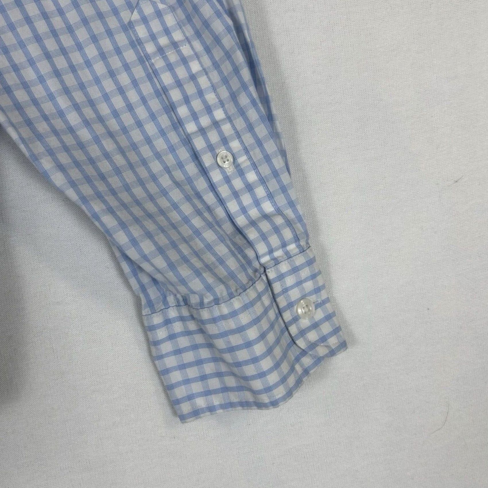 Vineyard Vines Vineyard Vines Murray Shirt Classic Fit Mens M Long Sleeve Button-Down Check Blue L/S Size US M / EU 48-50 / 2 - 6 Thumbnail