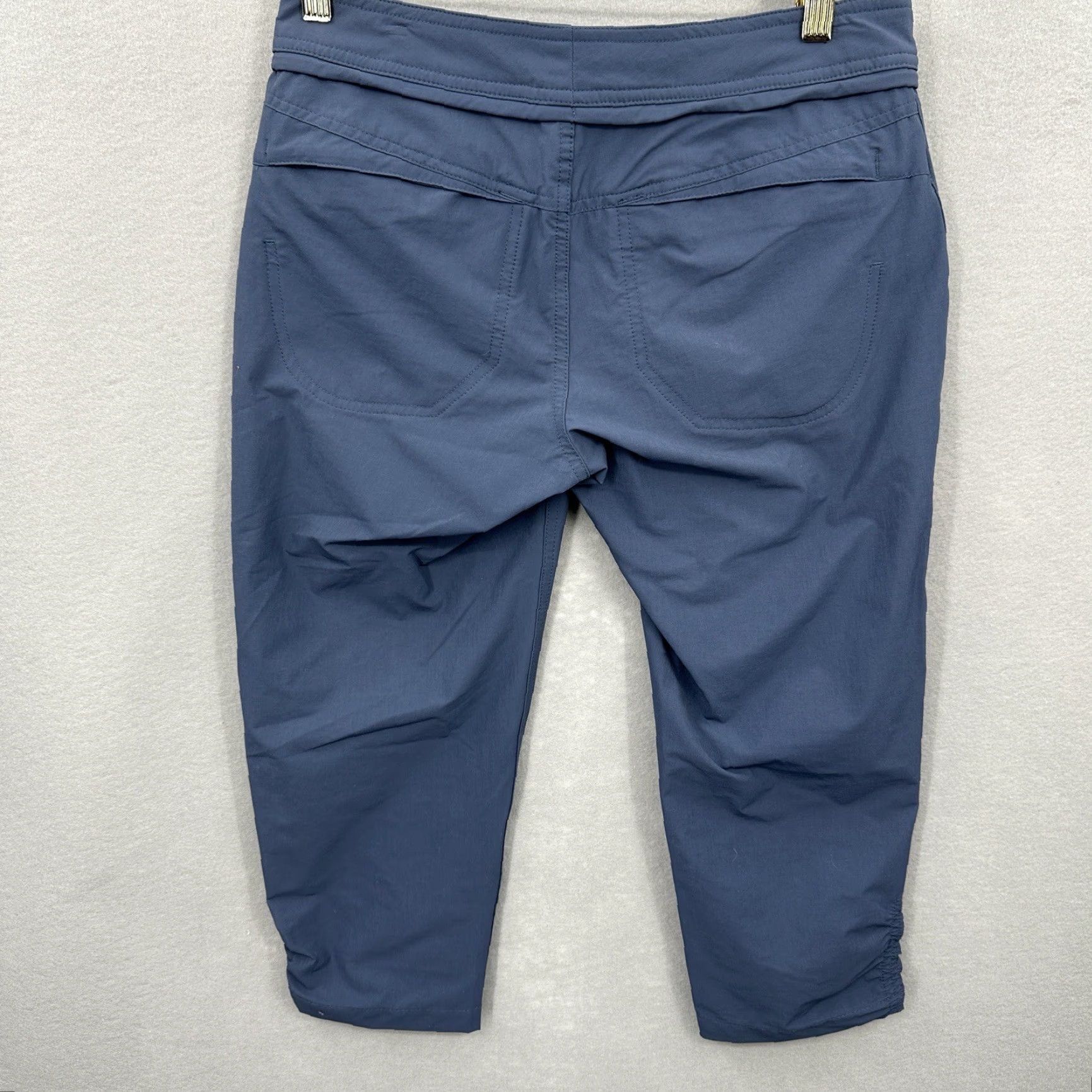 Mountain Hardwear VINTAGE Mountain Hardwear Capri Pants Womens 4 Blue Pockets Ruched Boho Crop Gorpcore N/A Size 27" / US 4 / IT 40 - 7 Thumbnail