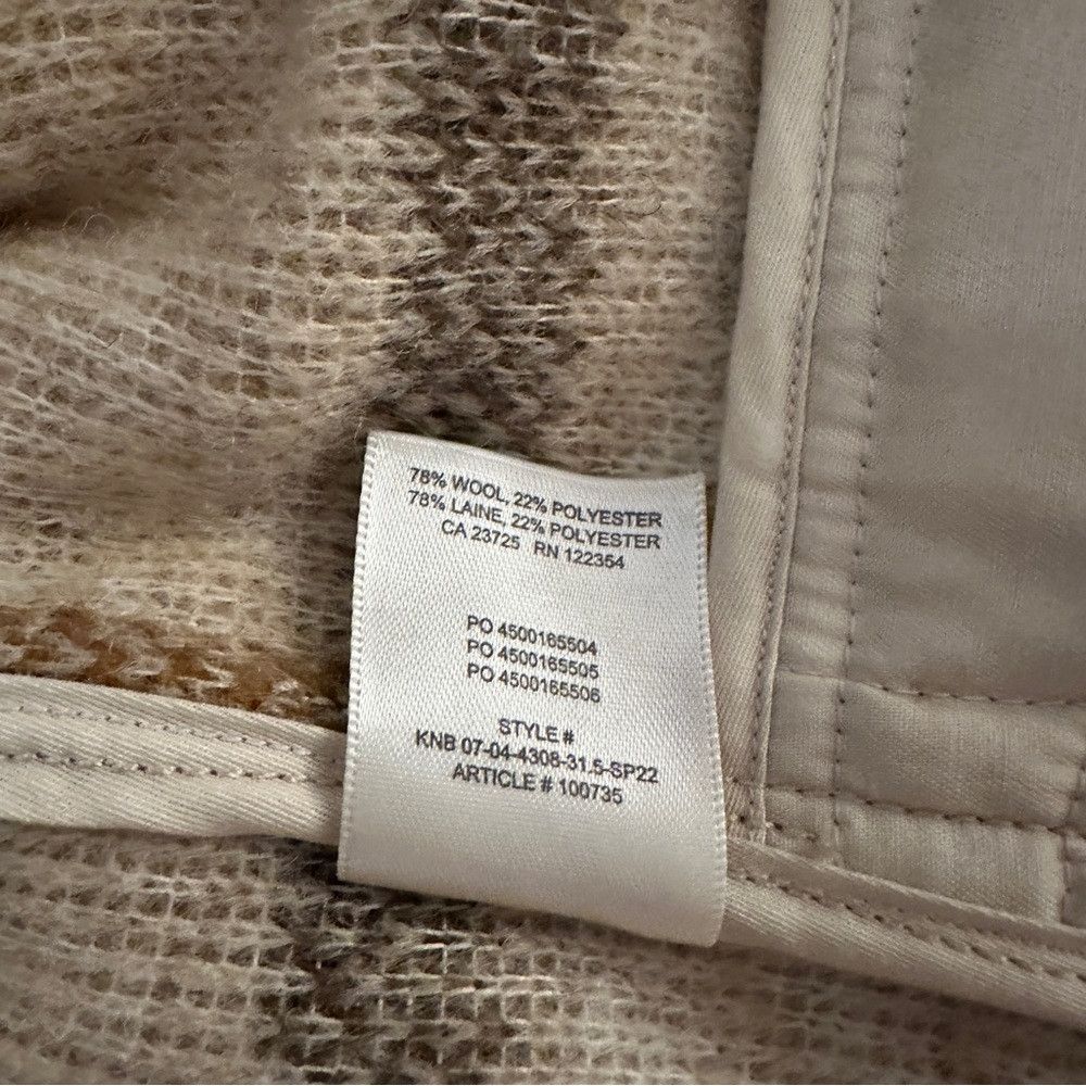 Aritzia NWT Wilfred Free Autumn Shirt Jacket Prairie Mdrs Merino Wo Size M / US 6-8 / IT 42-44 - 7 Thumbnail
