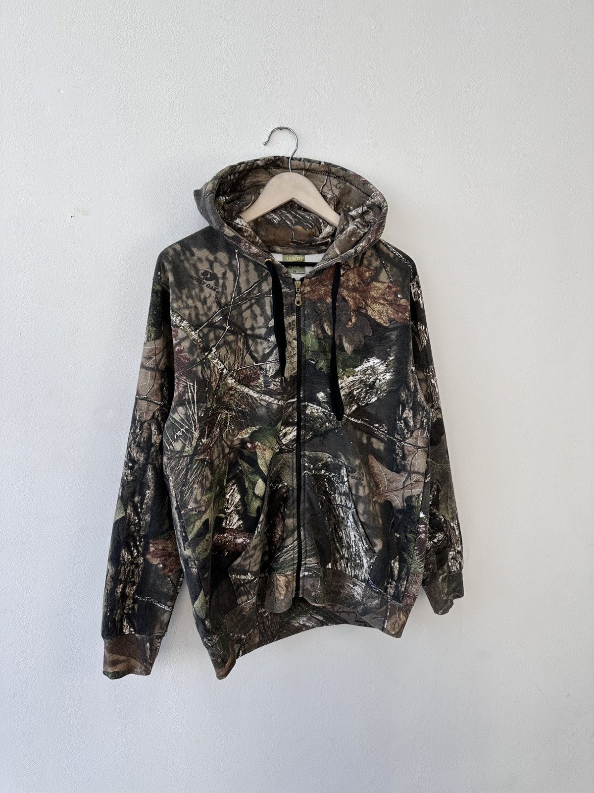 Other Mossy Oak Camo Hoodie M Country Wear Full Zip Camouflage Size US M / EU 48-50 / 2 - 2 Thumbnail