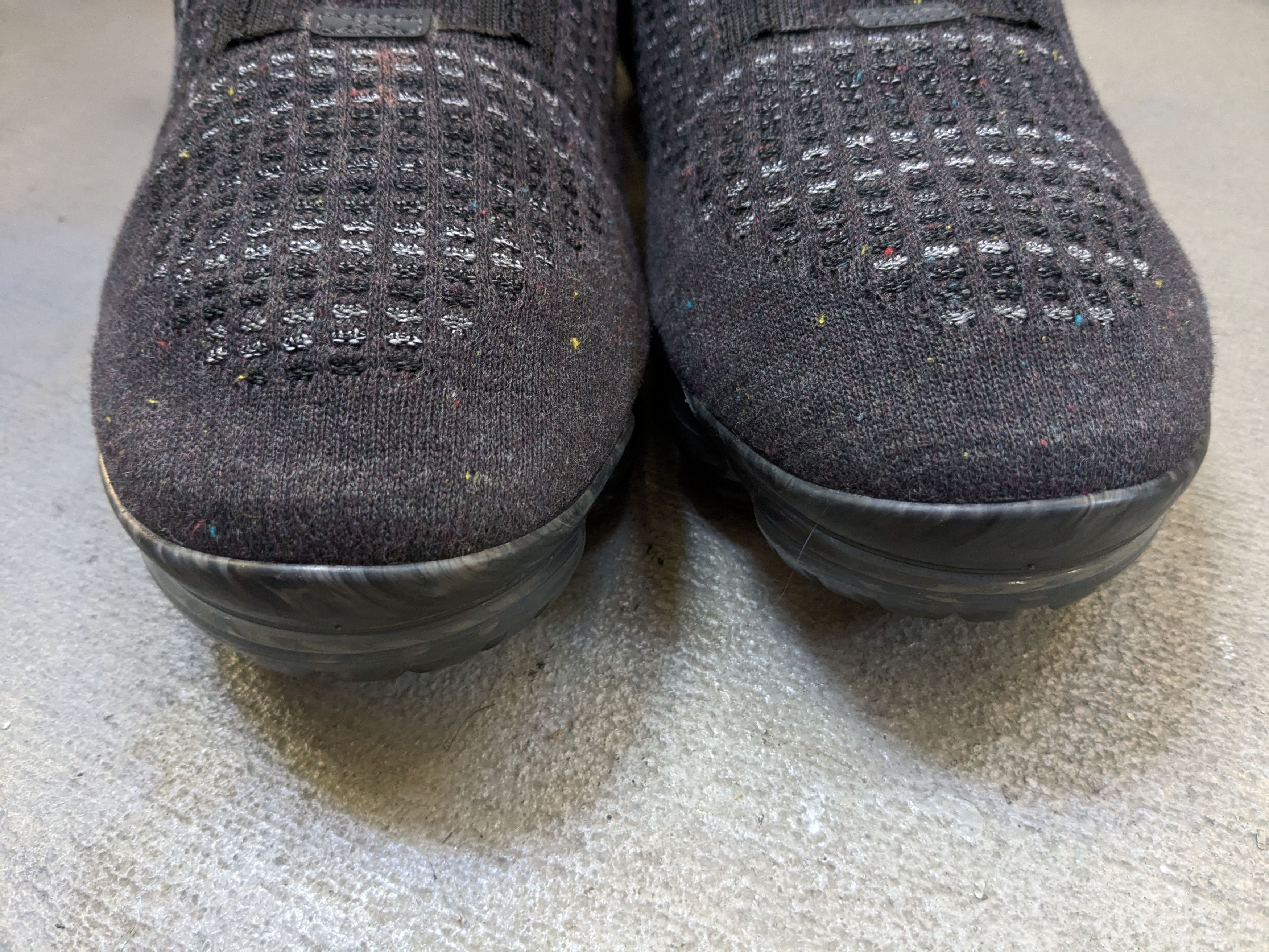 Nike Nike Air VaporMax Flyknit 2020 10.5 Black Gray CJ6740-002 Size US 10.5 / EU 43-44 - 2 Thumbnail