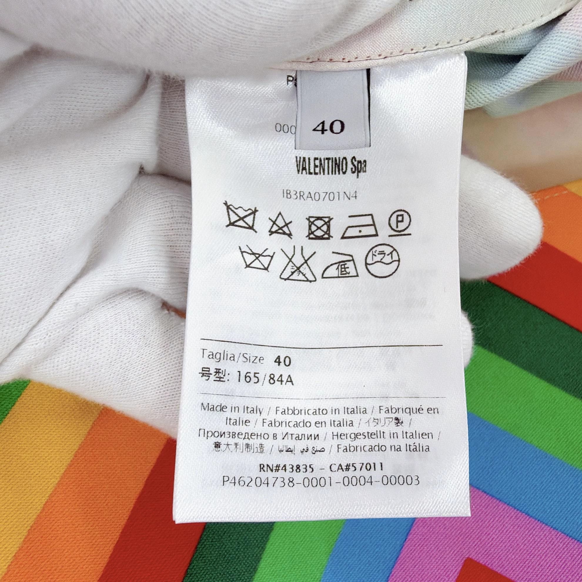 Valentino Valentino Color Block Women's Skirt 40 7203 Size 27" / US 4 / IT 40 - 8 Thumbnail