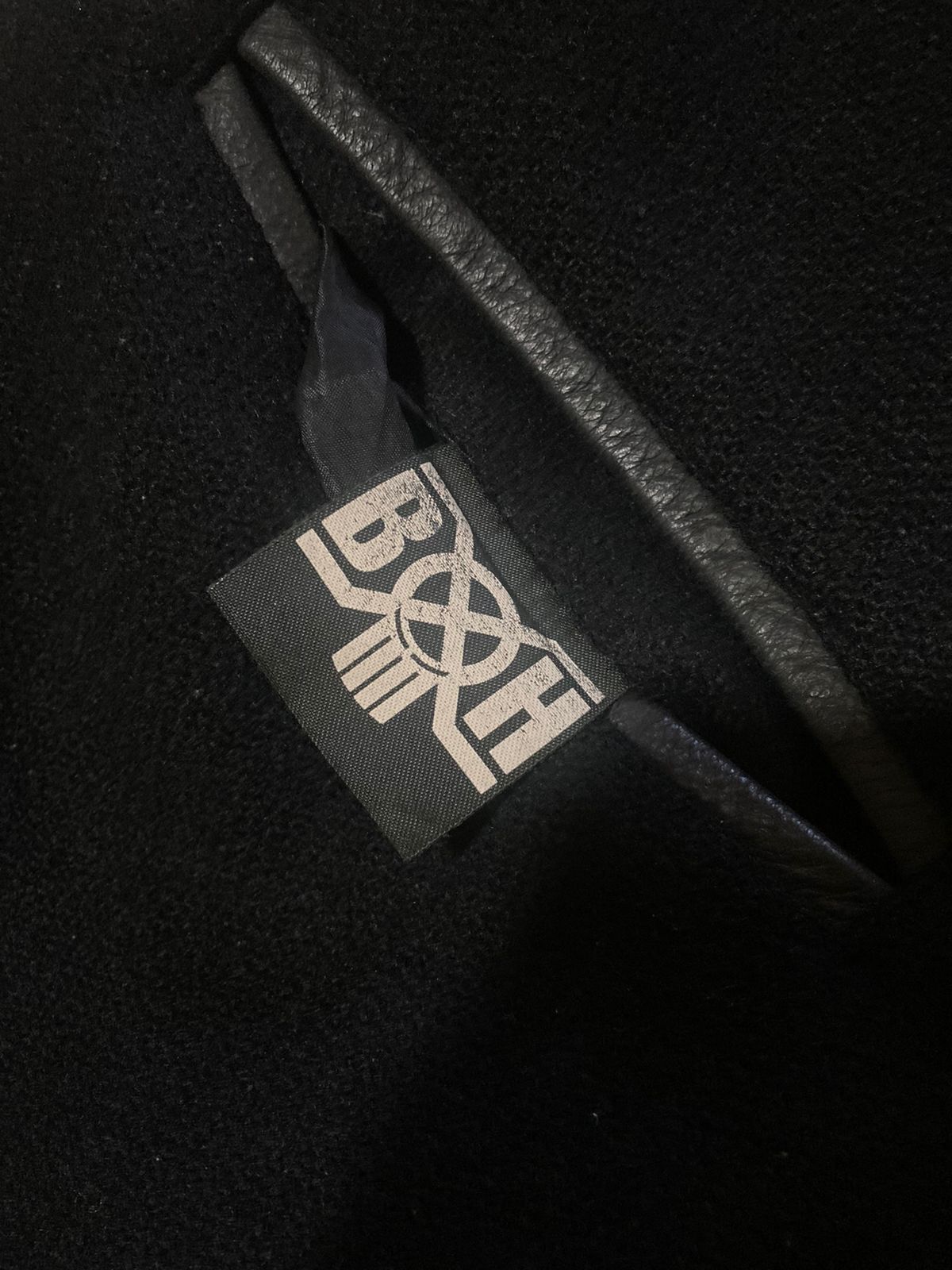 Bounty Hunter 120% Dark Side Justice Leather Varsity Jacket Size US M / EU 48-50 / 2 - 11 Thumbnail