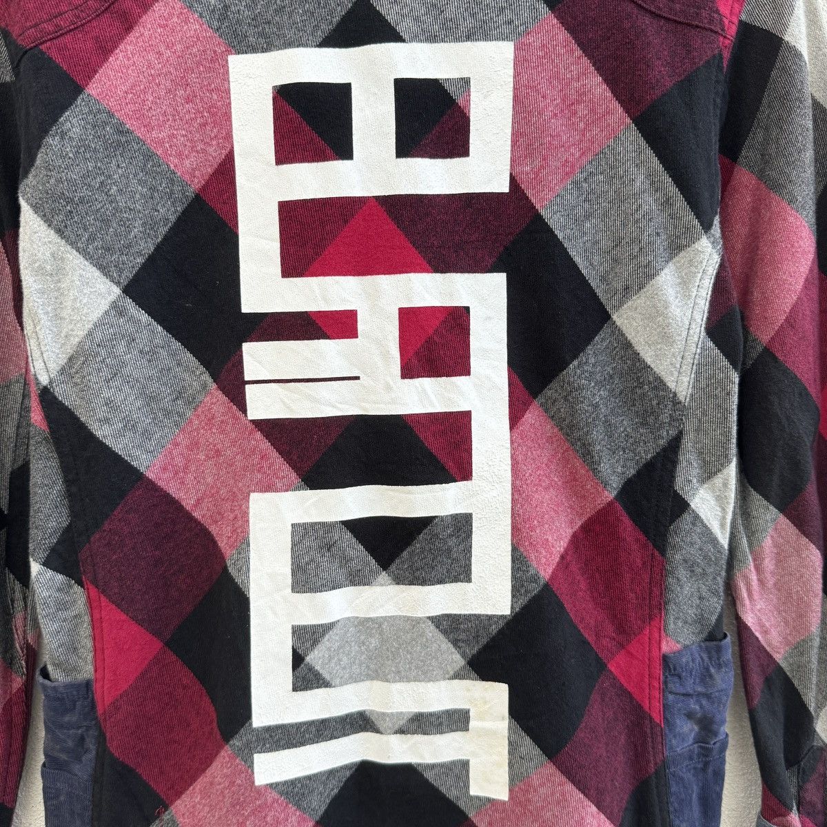 Japanese Brand BURNOUT Cross Arrow Flannel Shirt UVERworld Takuya Size US S / EU 44-46 / 1 - 8 Thumbnail