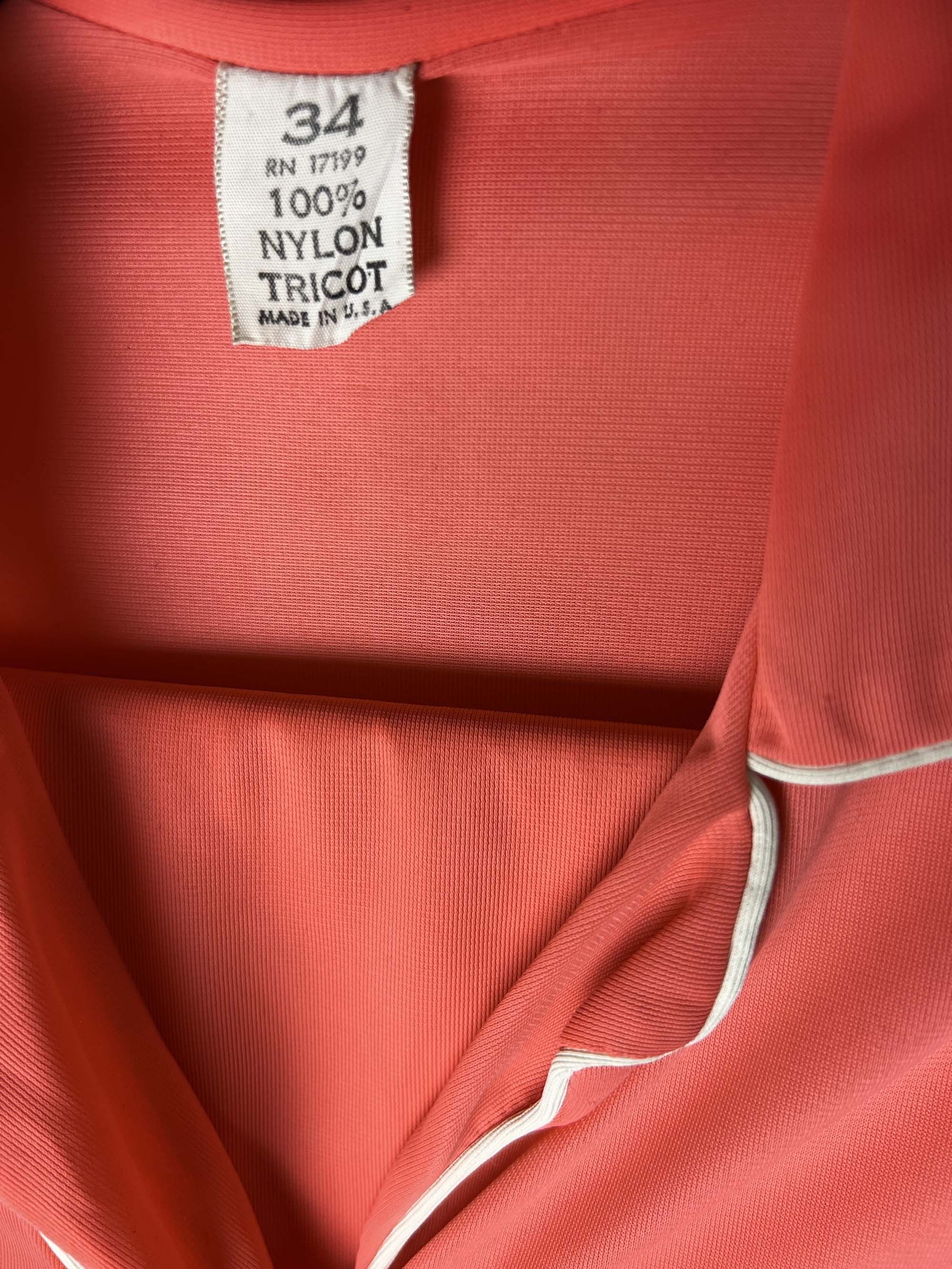 Vintage Vintage 1960's Hollywood MCM Style 2 Piece Pajama Set Size ONE SIZE - 6 Thumbnail