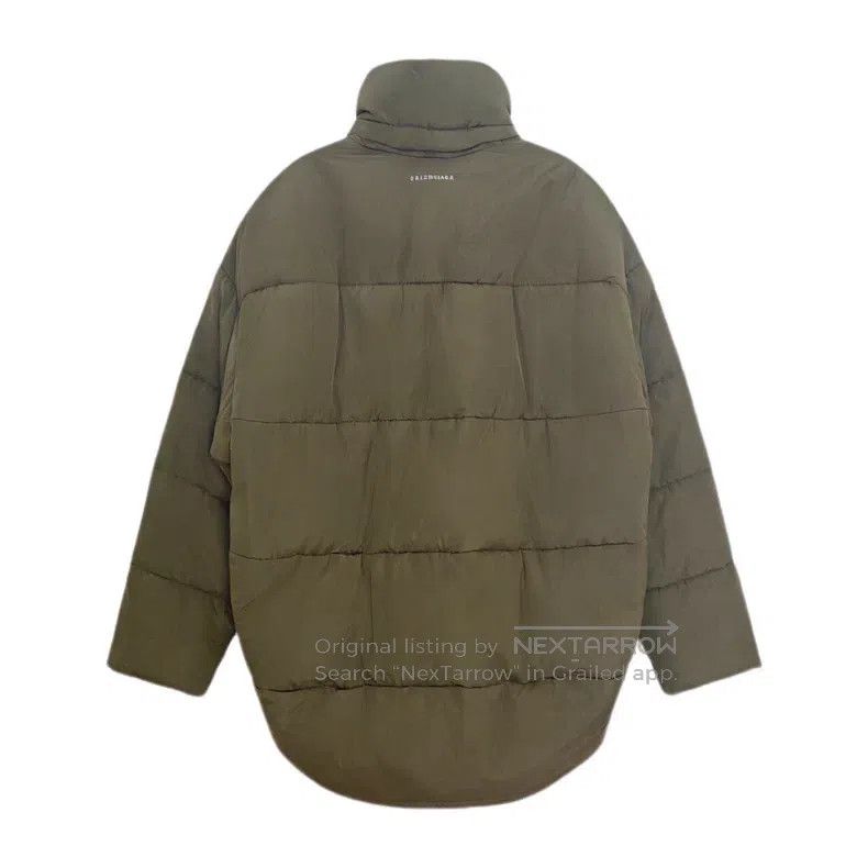 Balenciaga Balenciaga Military Green Letter Logo Printed Long Sleeve Size US S / EU 44-46 / 1 - 2 Thumbnail