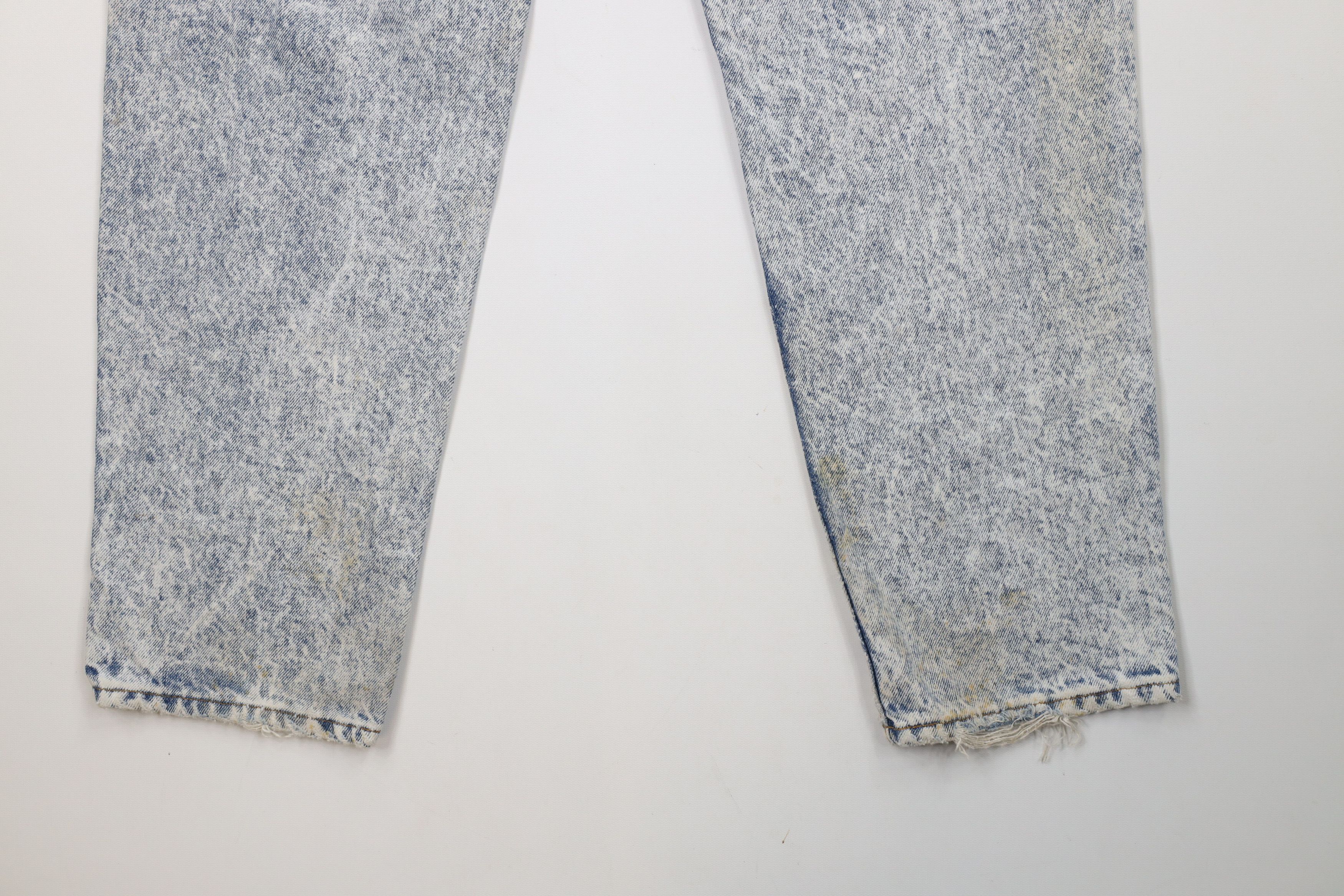 Levi's × Vintage Vintage 80s 90s Levis 554 Acid Wash Tapered Leg Jeans USA Size US 34 / EU 50 - 14 Thumbnail
