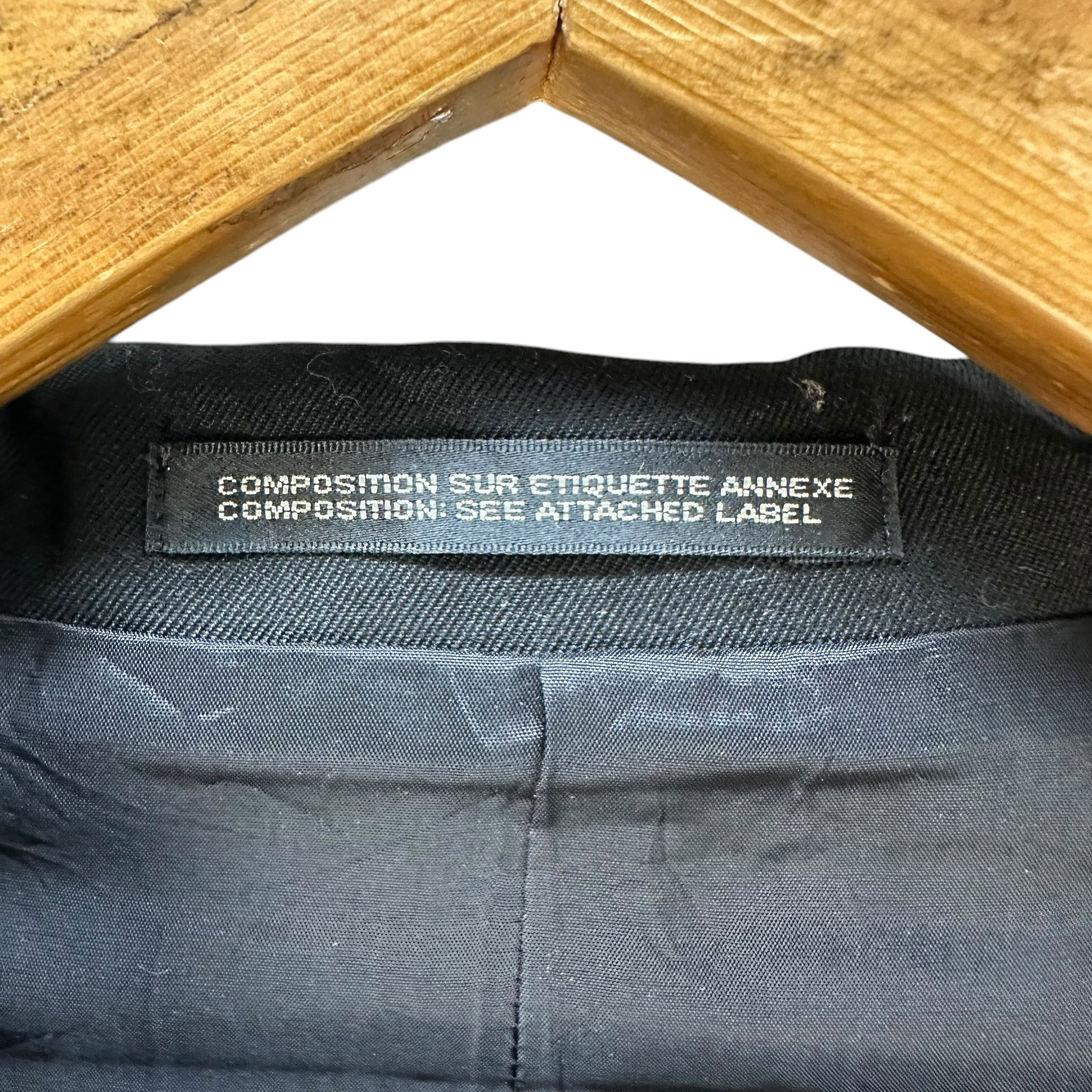 Yohji Yamamoto AW04 YOHJI YAMAMOTO Raw-Edge Deconstructed Jacket #A80-1942 Size S / US 4 / IT 40 - 13 Thumbnail