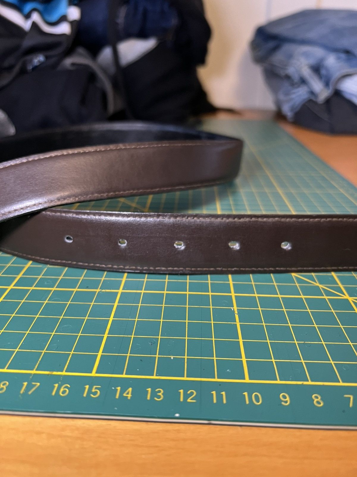 Giorgio Armani Vintage Georgio Armani reversible two-tone leather belt Size ONE SIZE - 7 Thumbnail