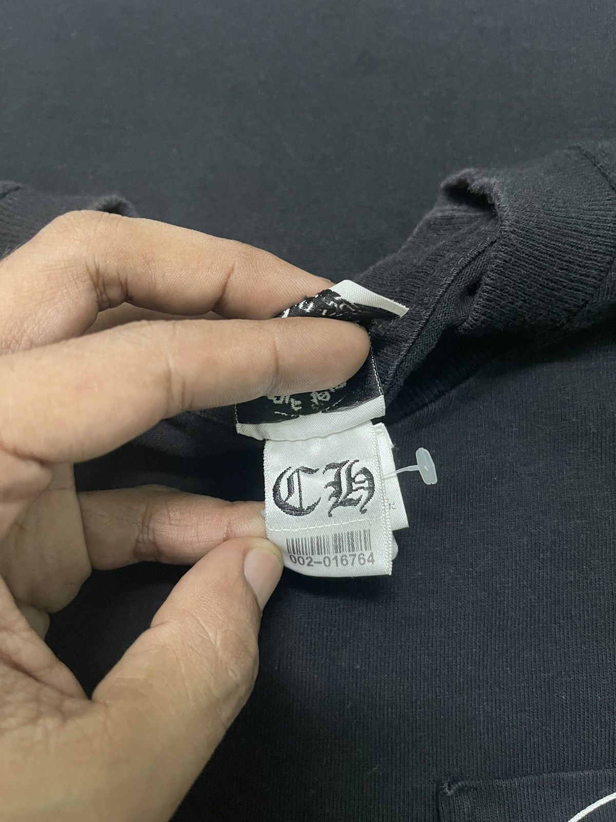 Chrome Hearts VINTAGE CHROME HEARTS STAR SCROLL HORSESHOE LOGO POCKET TEE Size US S / EU 44-46 / 1 - 11 Thumbnail