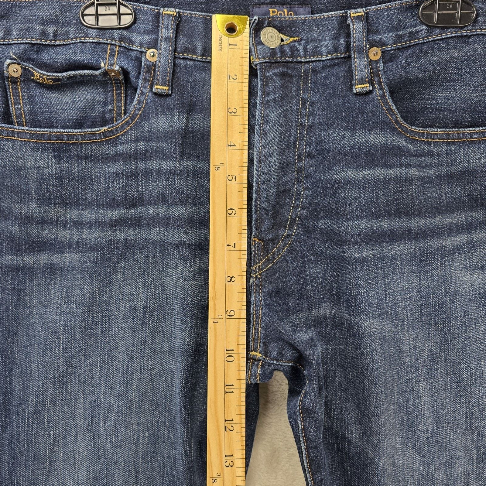 Polo Ralph Lauren Polo Ralph Lauren Jeans 33x30 Fit 34x29 Varick Slim Straight Size US 33 - 14 Thumbnail