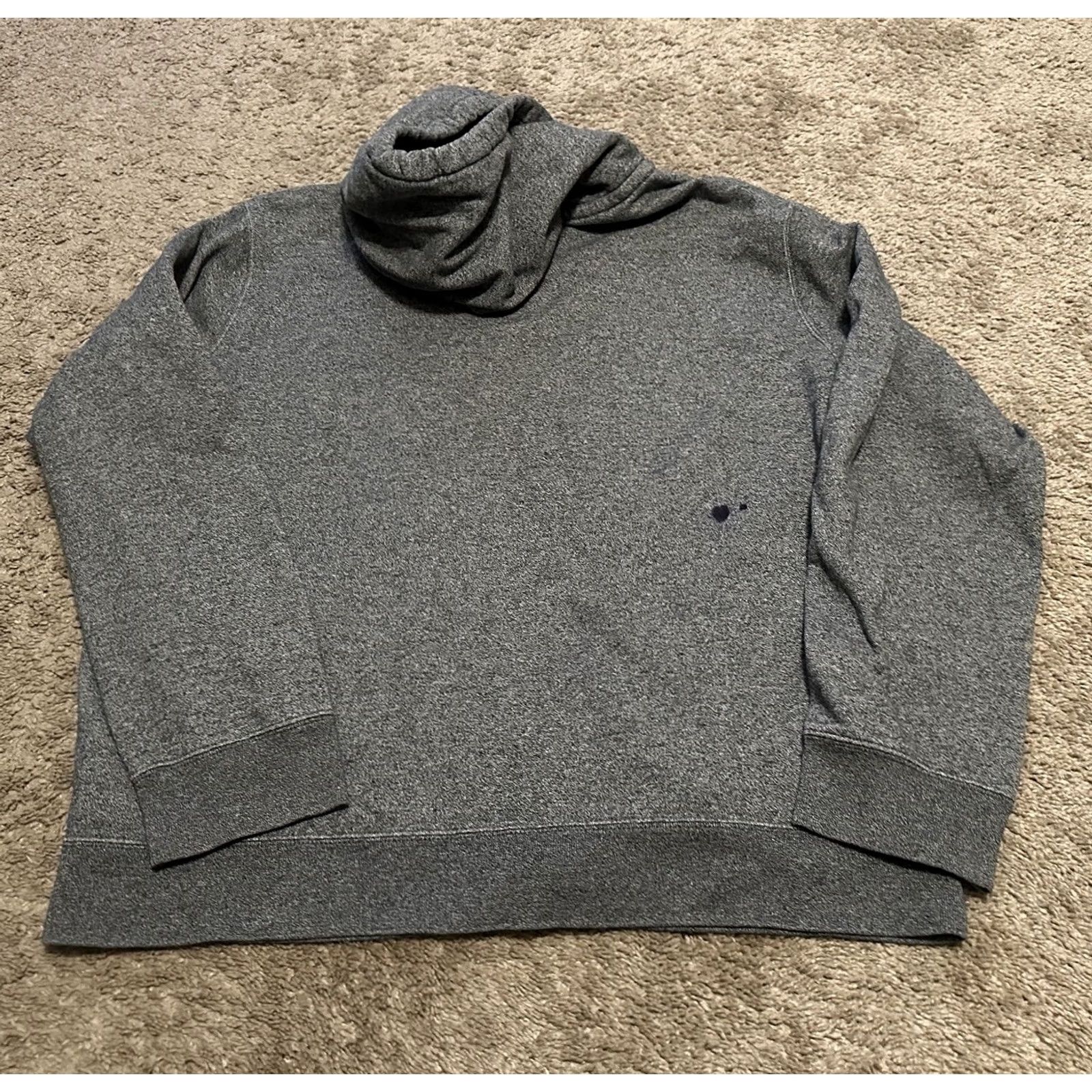 Polo Ralph Lauren VINTAGE Polo Ralph Lauren Hoodie Mens 2XL Full Zip Waffle Thermal Lined Pony Heavyweight Gray Cotton Fleece Embroidered Zipper Logo Size US XXL / EU 58 / 5 - 4 Thumbnail