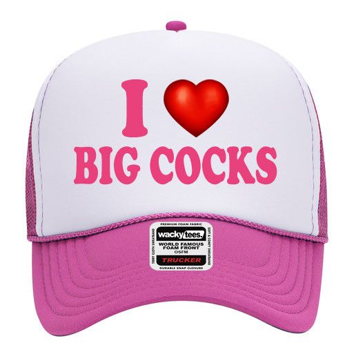 Other I Love Big Rooster Cocks Adult Foam Snap Back Trucker Hat Size ONE SIZE - 2 Thumbnail
