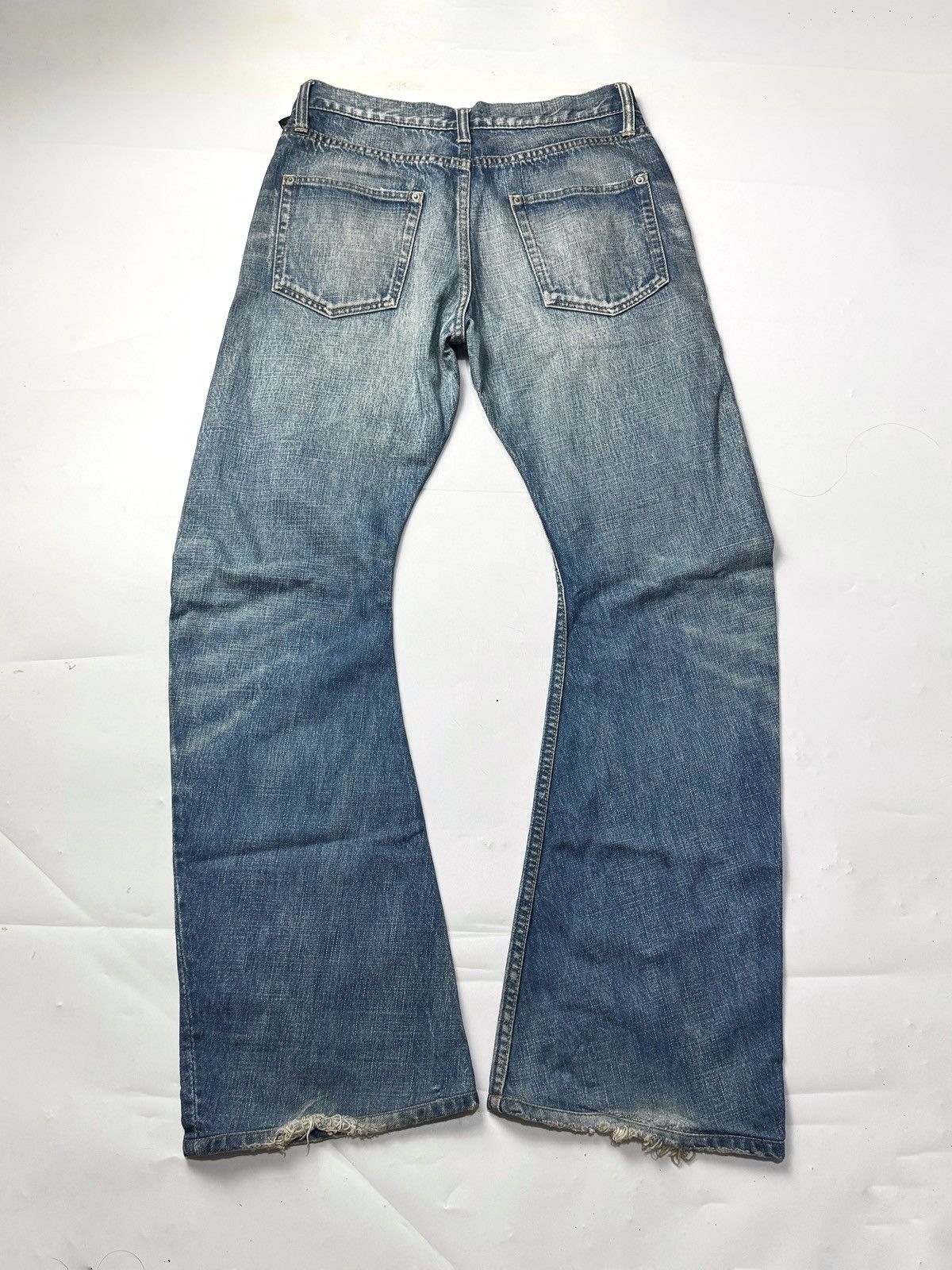 WJK Japan Mudwash Denim Flare Distressed Fuga Ifsix Goa