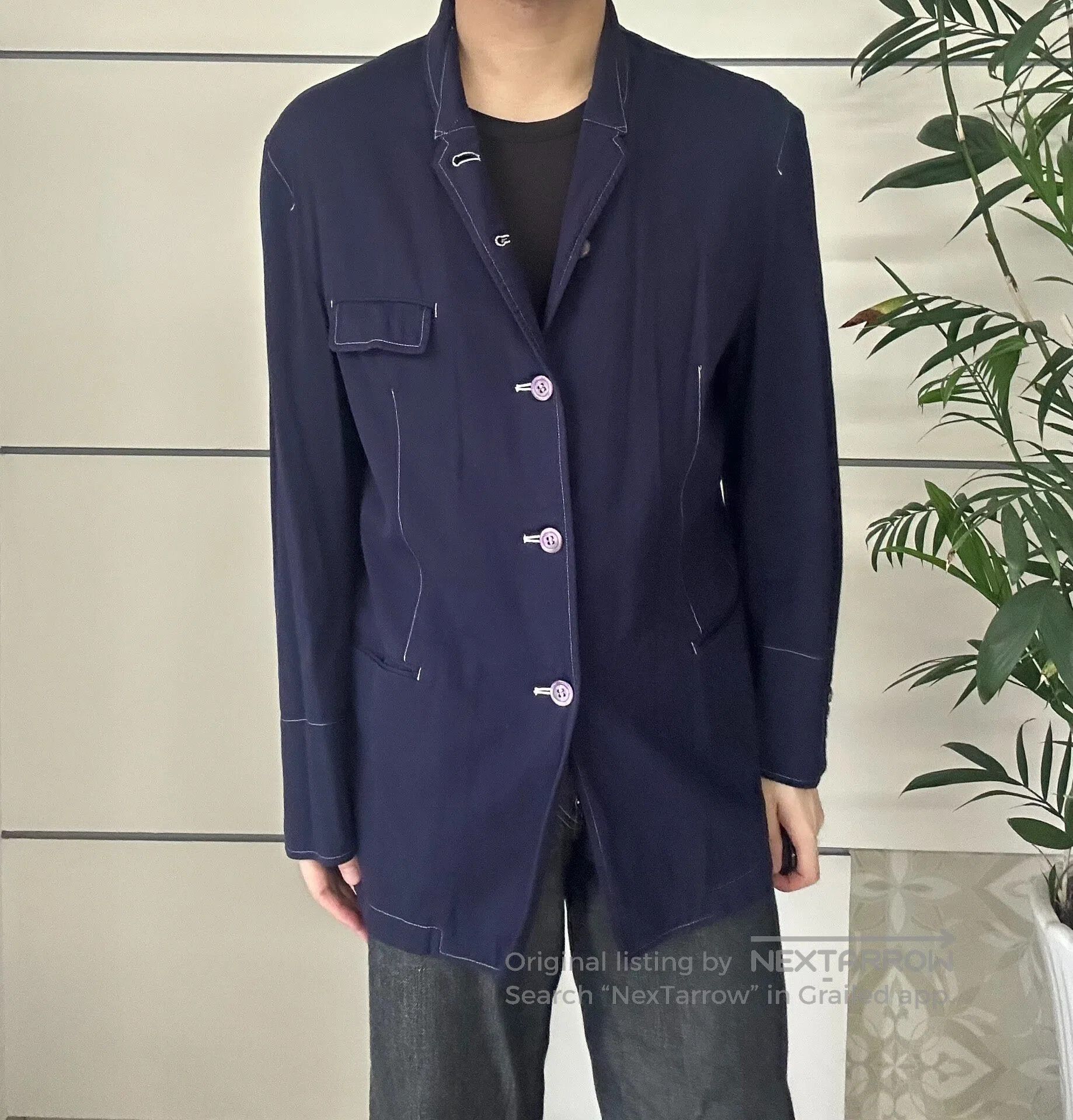 Comme des Garcons Comme des Garcons HOMME 1998 Mid-Sleeve Jacket| Size US M / EU 48-50 / 2 - 5 Thumbnail
