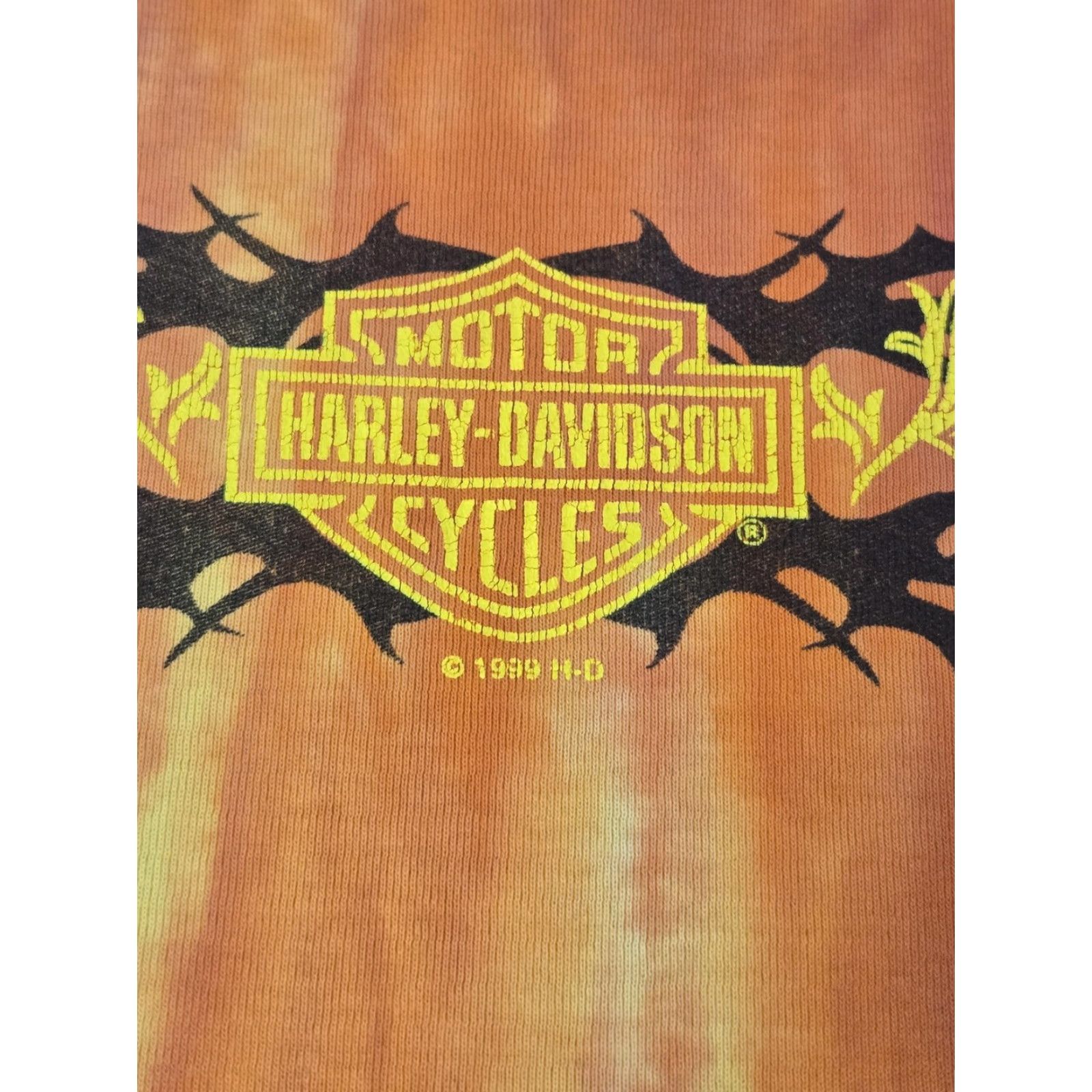 Harley Davidson VINTAGE Harley-Davidson Shirt Mens L Tie Dye Sleeveless Motorcycle 90s Size L / US 10 / IT 46 - 3 Thumbnail