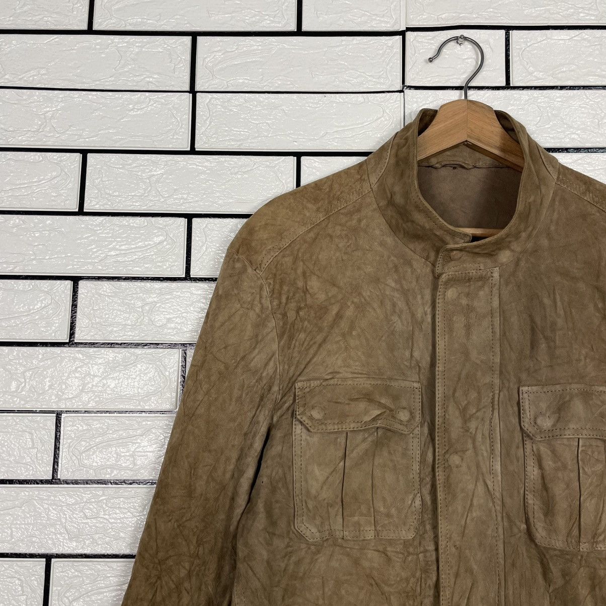 Corneliani Corneliani Multipocket Suede Leather Jacket Made In Italy Size US M / EU 48-50 / 2 - 6 Thumbnail