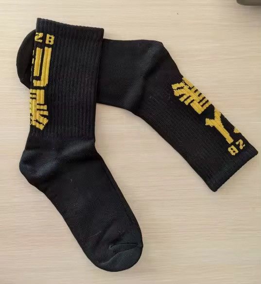 Converse × Happy Socks Hip Hop Chinese Characters Skateboard Cotton Socks (1 pairs) Size ONE SIZE - 3 Thumbnail