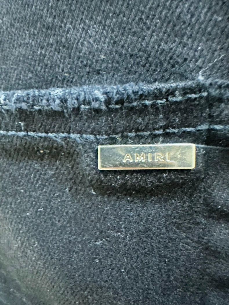 Amiri Amiri black ripped denim jeans Size US 32 / EU 48 - 3 Thumbnail
