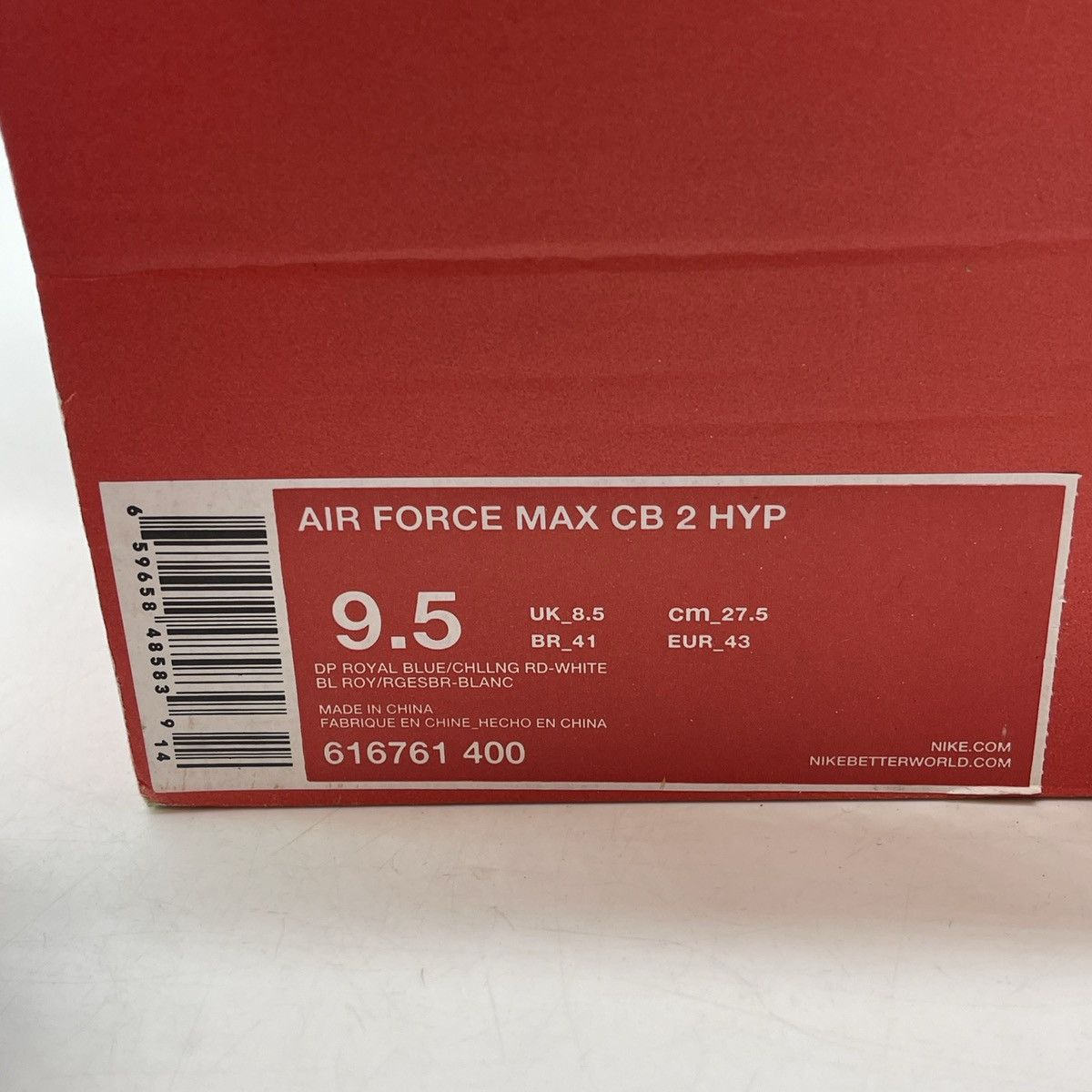 Nike Air Force Mac CB 2 hyperfuse deep roya Size US 9.5 / EU 42-43 - 9 Thumbnail
