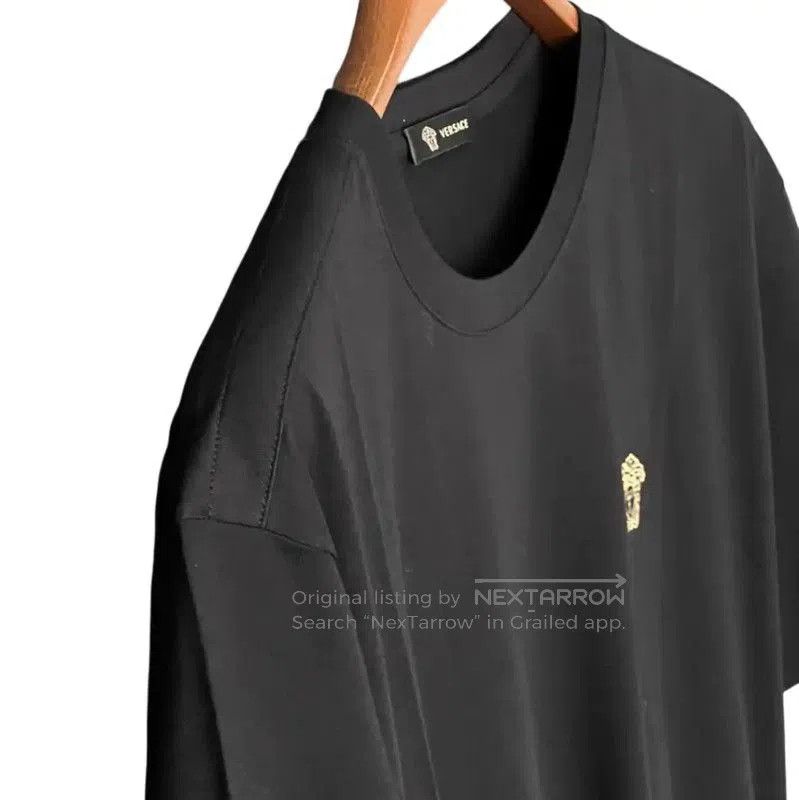 Other Versace Black Cotton Long Sleeve T-Shirt . Size US M / EU 48-50 / 2 - 5 Thumbnail