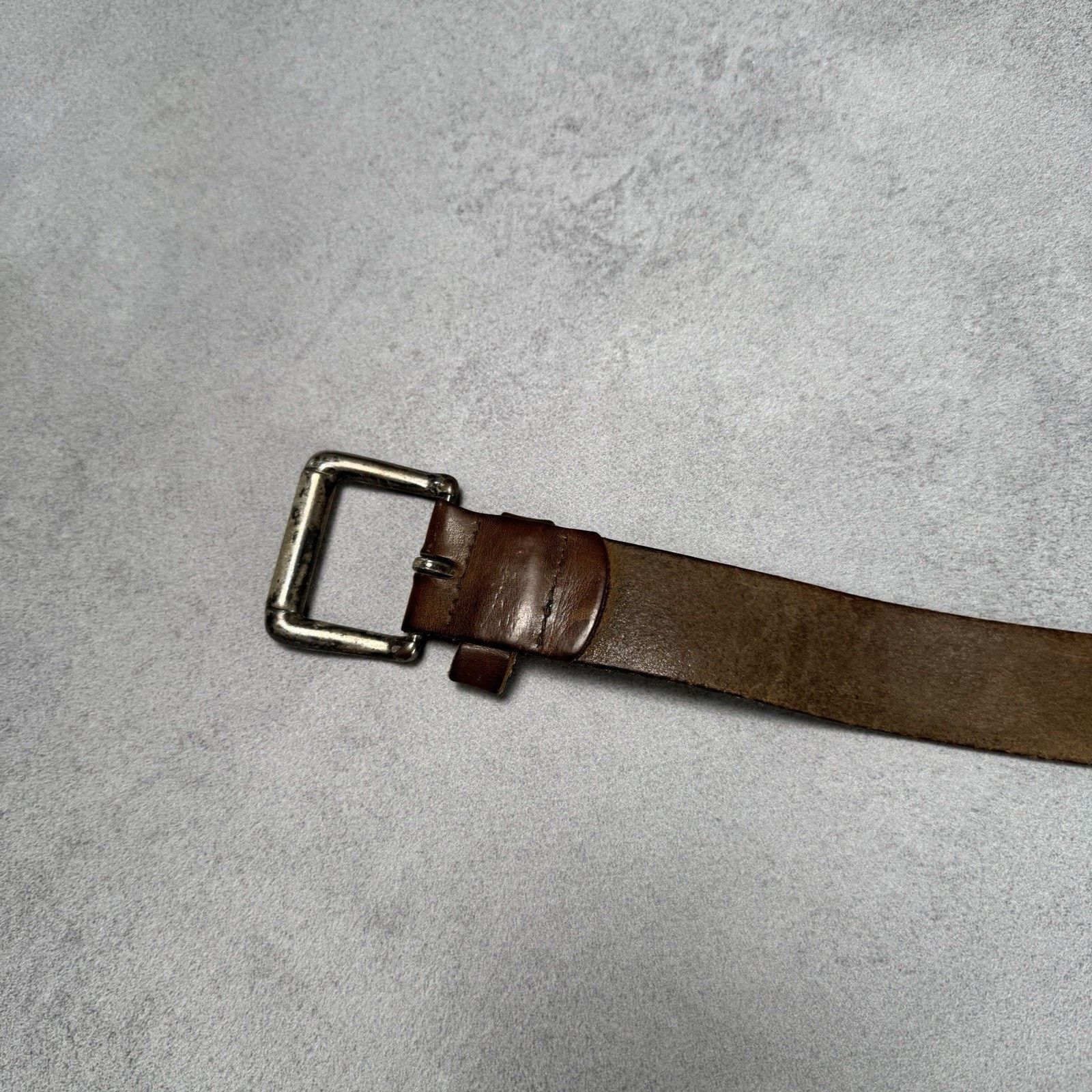 Levi's Vintage Levis Logo Belt Leather Brown Size 38 - 16 Thumbnail