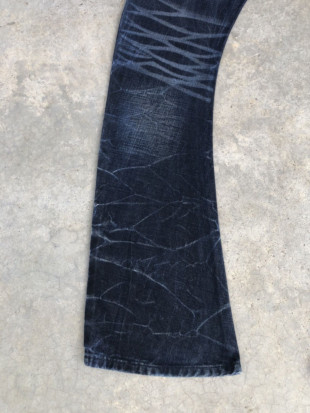 BUFFALO BOBS Japanese Buffalobobs Flared Jeans Distressed Jeans Size US 31 - 11 Thumbnail