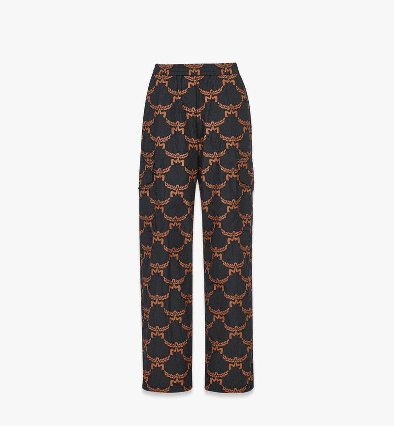 MCM o1mt1gz0126 Lauretos Monogram Pants in Black/Orange Size 26" / US 2 / IT 38 - 1 Thumbnail