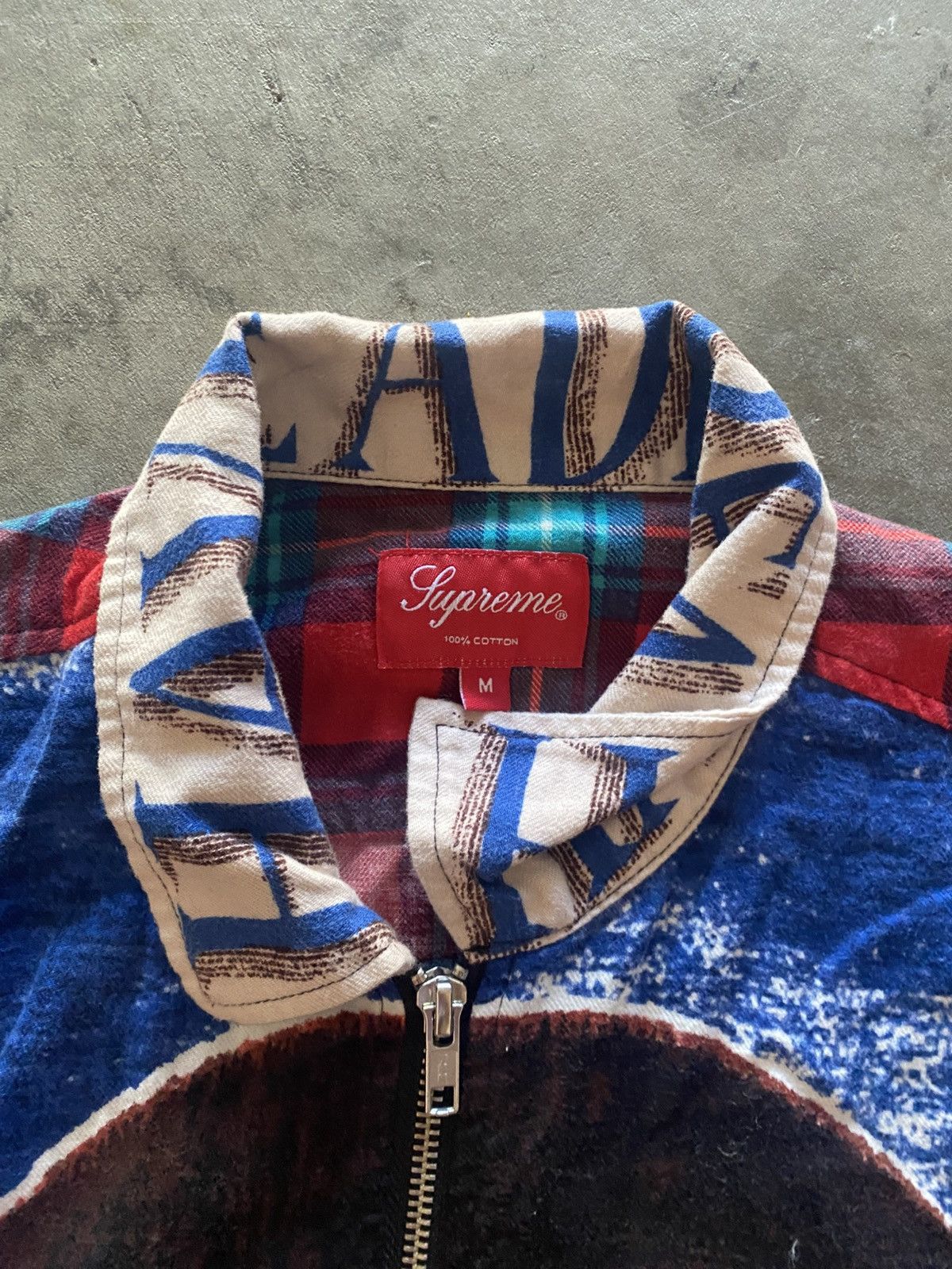 Supreme Supreme MLK Zip Up Flannel Shirt Multicolor Size US M / EU 48-50 / 2 - 4 Thumbnail