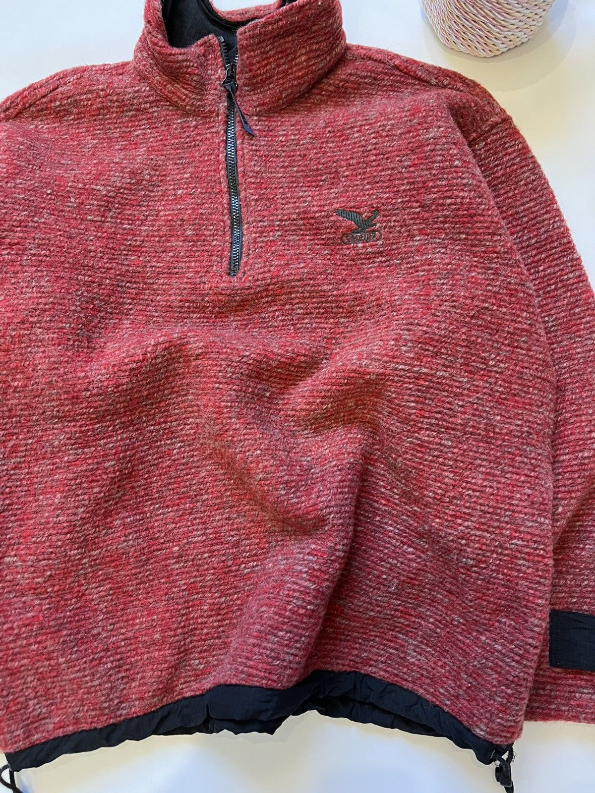 SALEWA Salewa Vintage Wool Zip Jacket 90s Oversized Polartec Nylon Size US XL / EU 56 / 4 - 2 Thumbnail